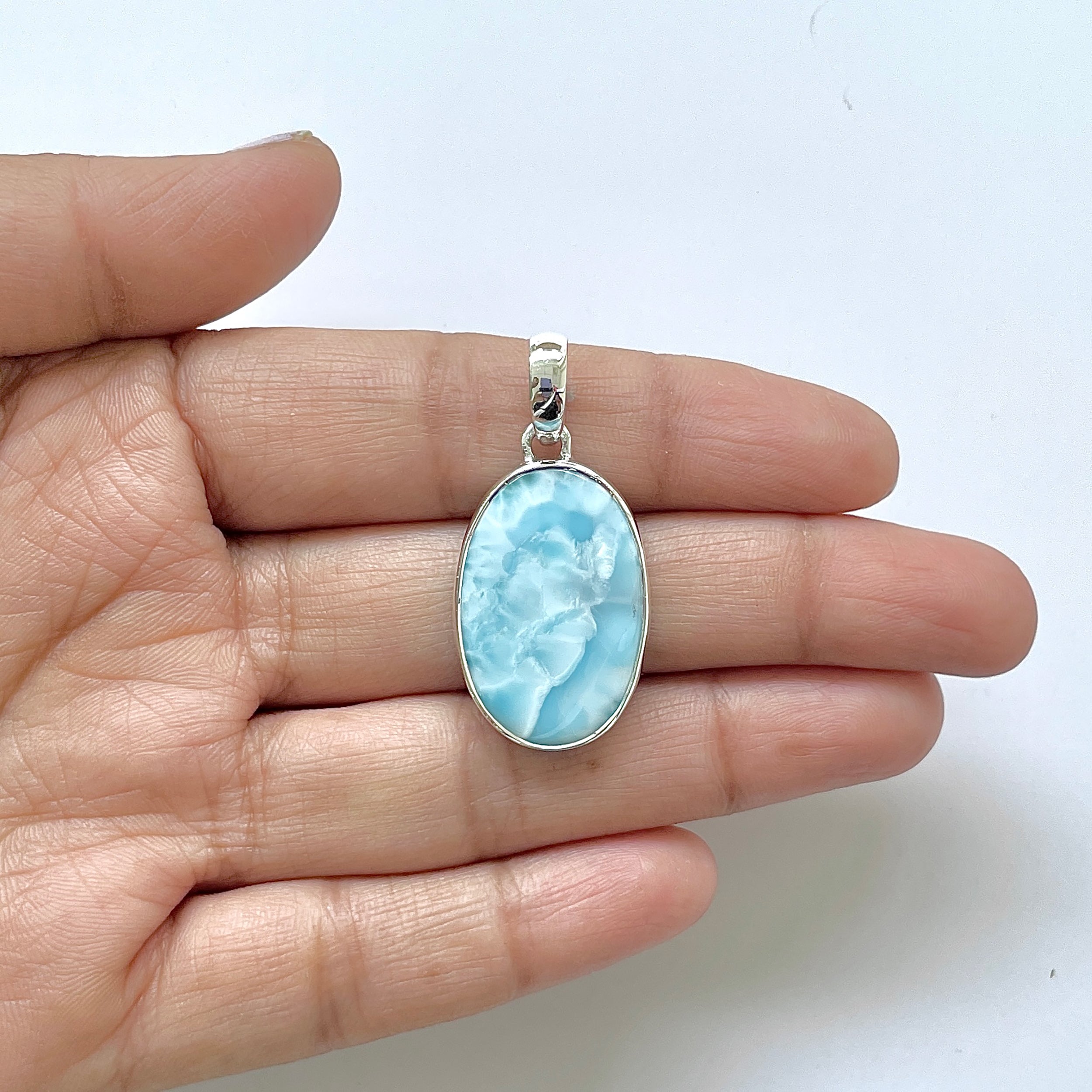 Larimar Pendant-(LAR-1-185)