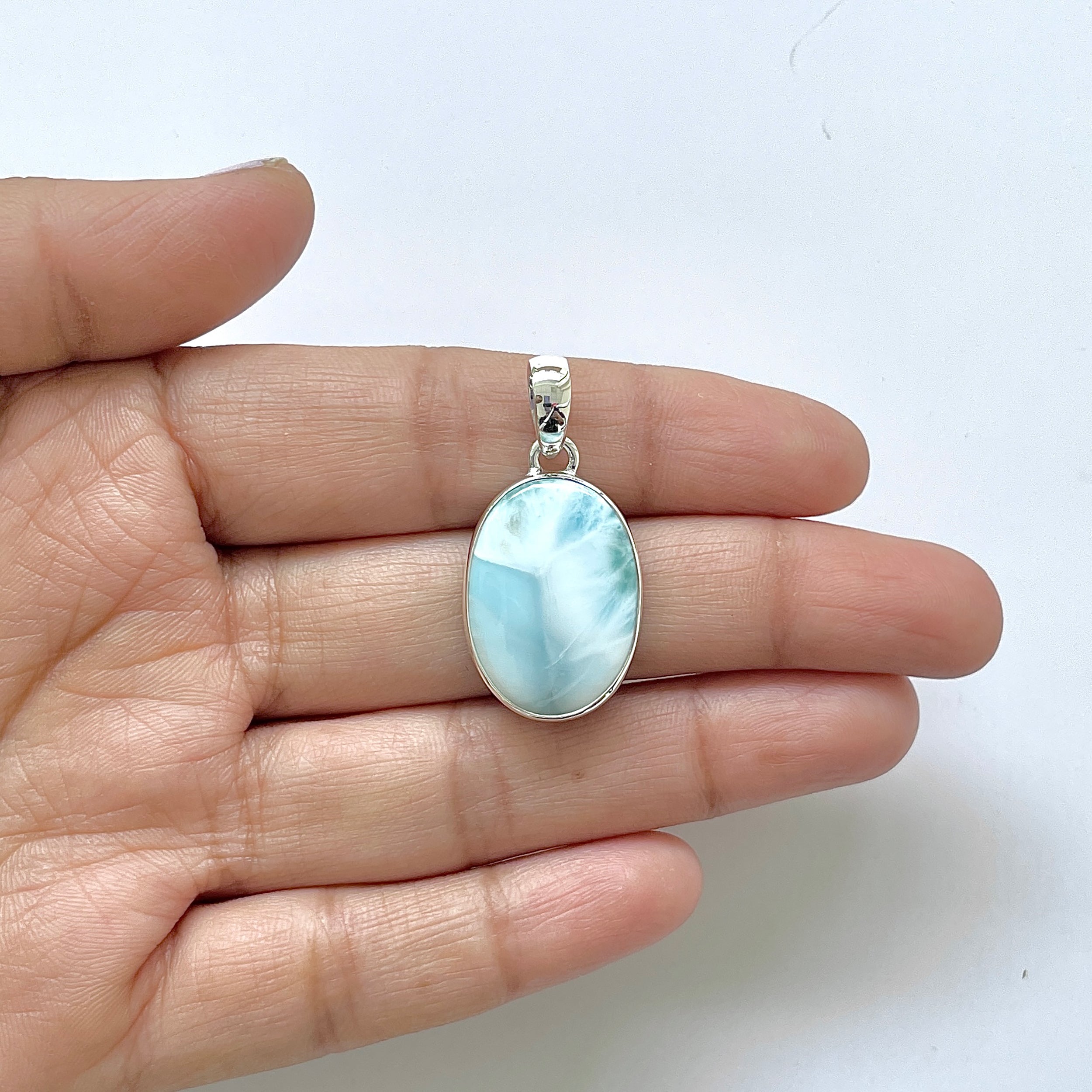 Larimar Pendant-(LAR-1-186)