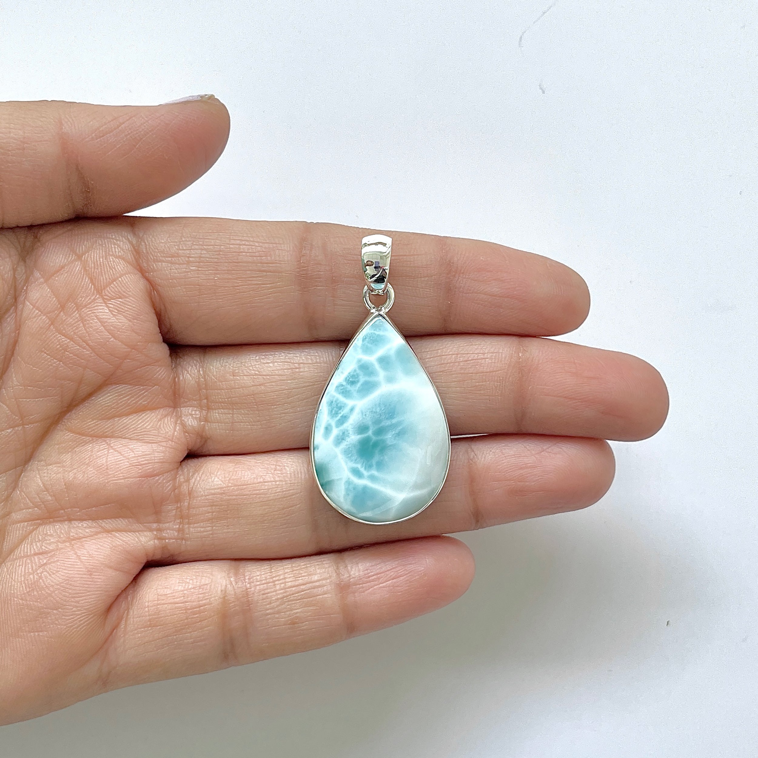 Larimar Pendant-(LAR-1-187)