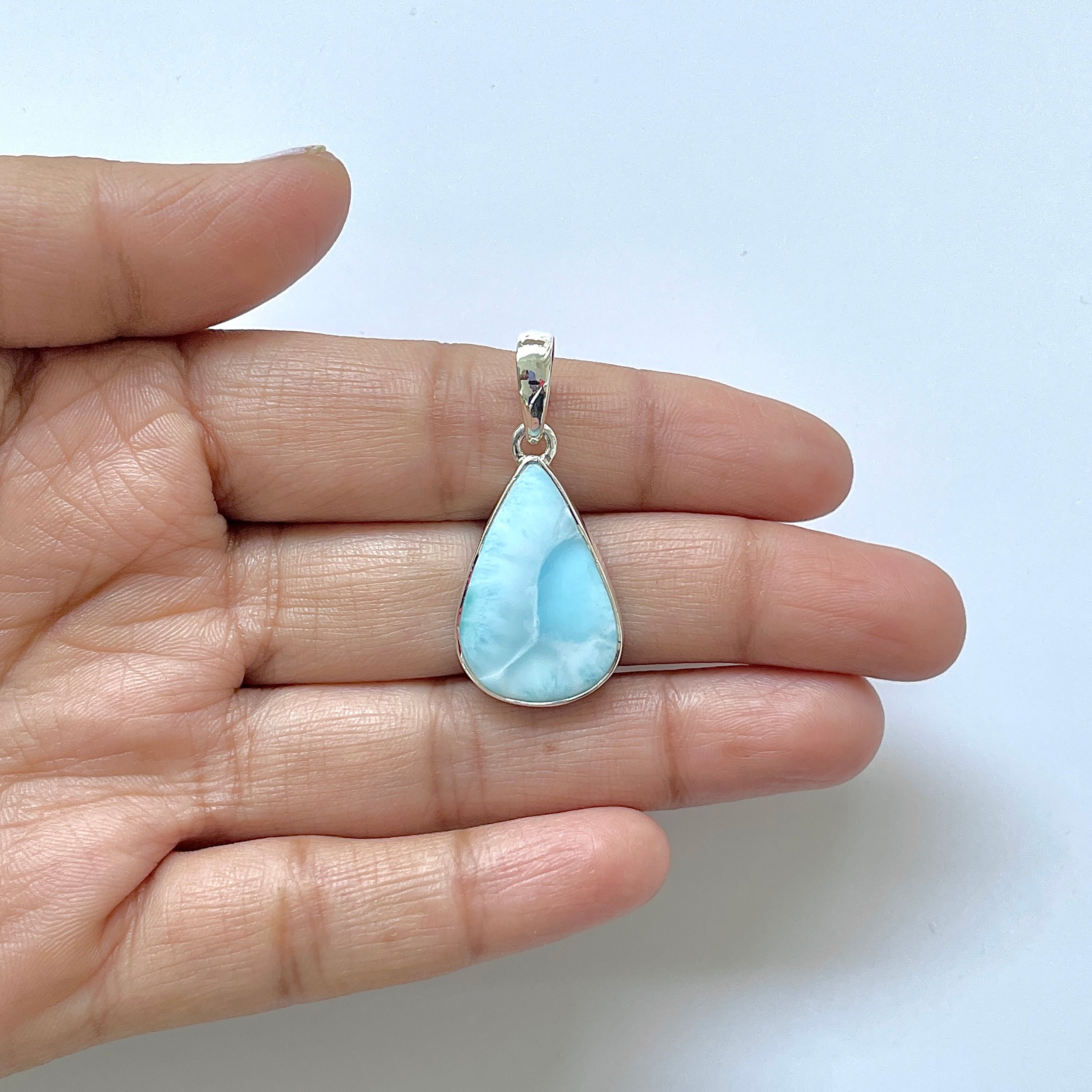 Larimar Pendant-(LAR-1-195)