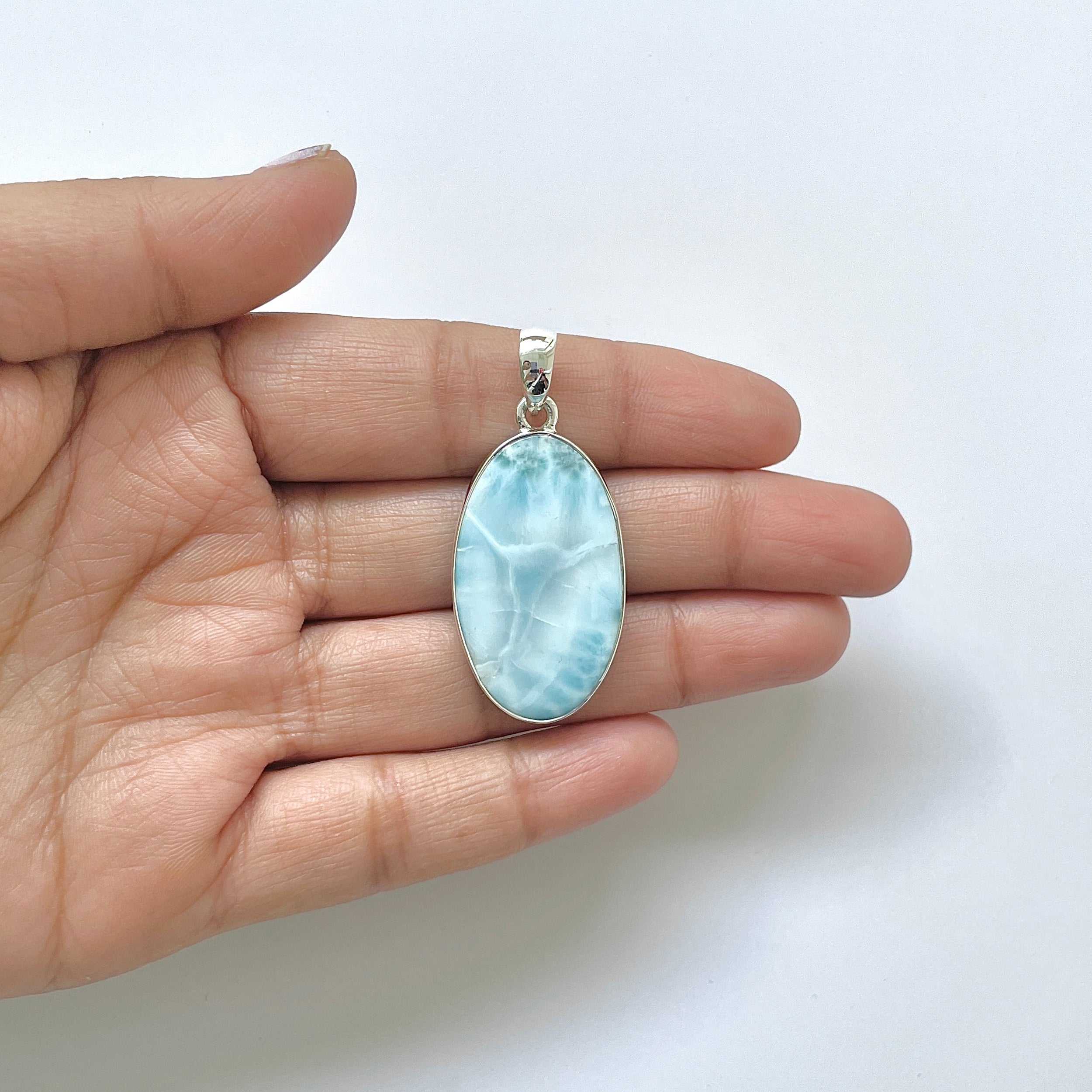 Larimar Pendant-(LAR-1-198)