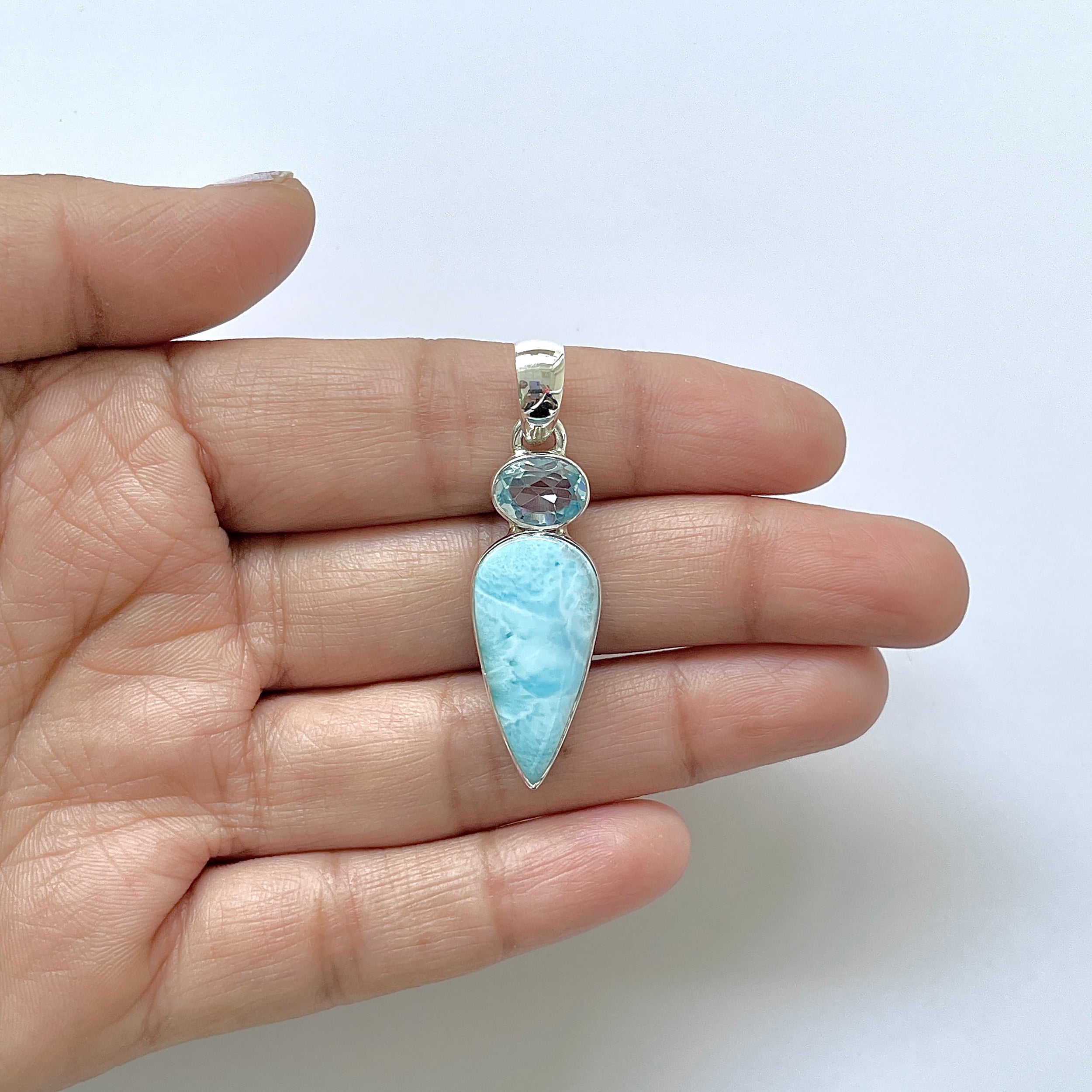 Larimar Pendant-(LAR-1-204)