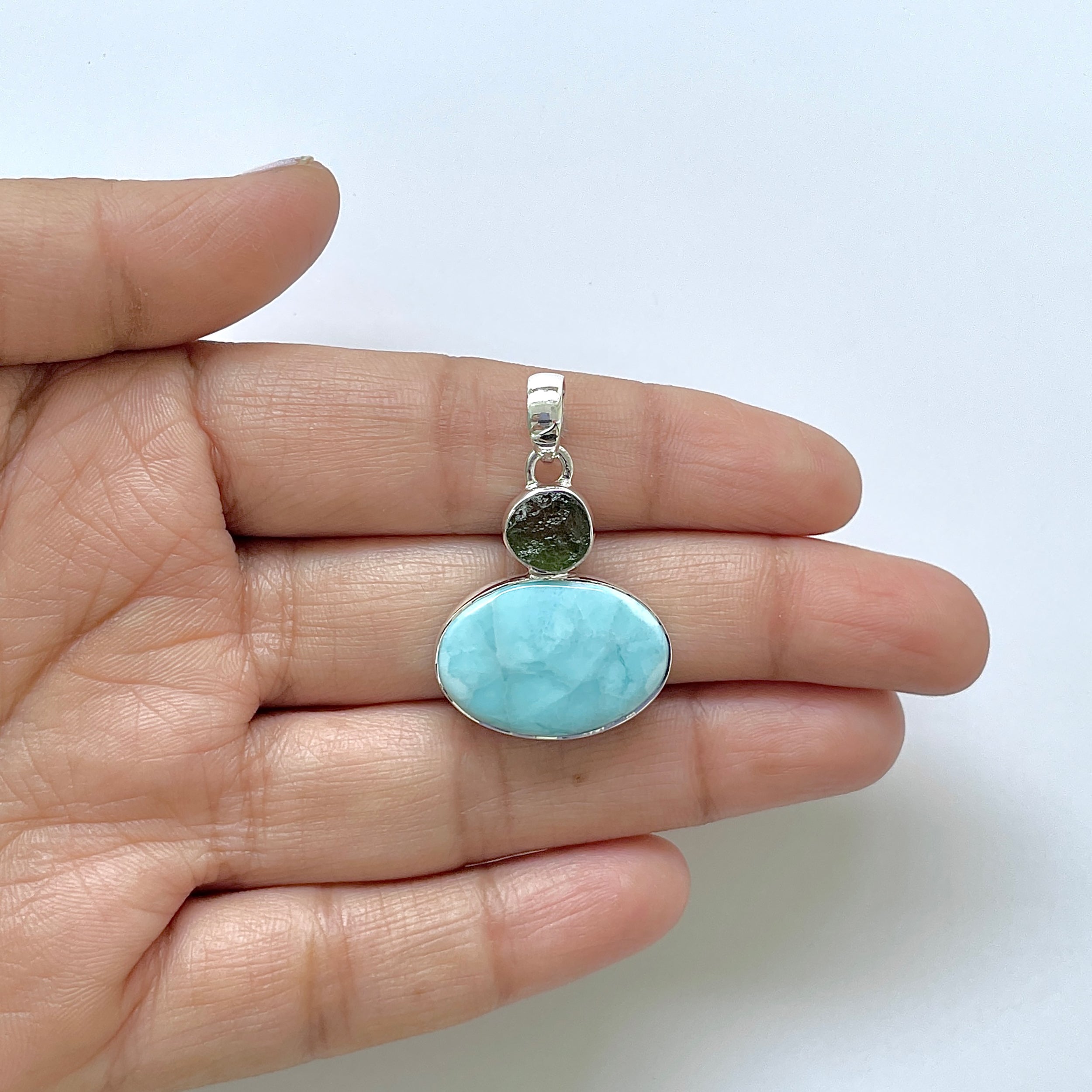 Larimar Pendant-(LAR-1-206)