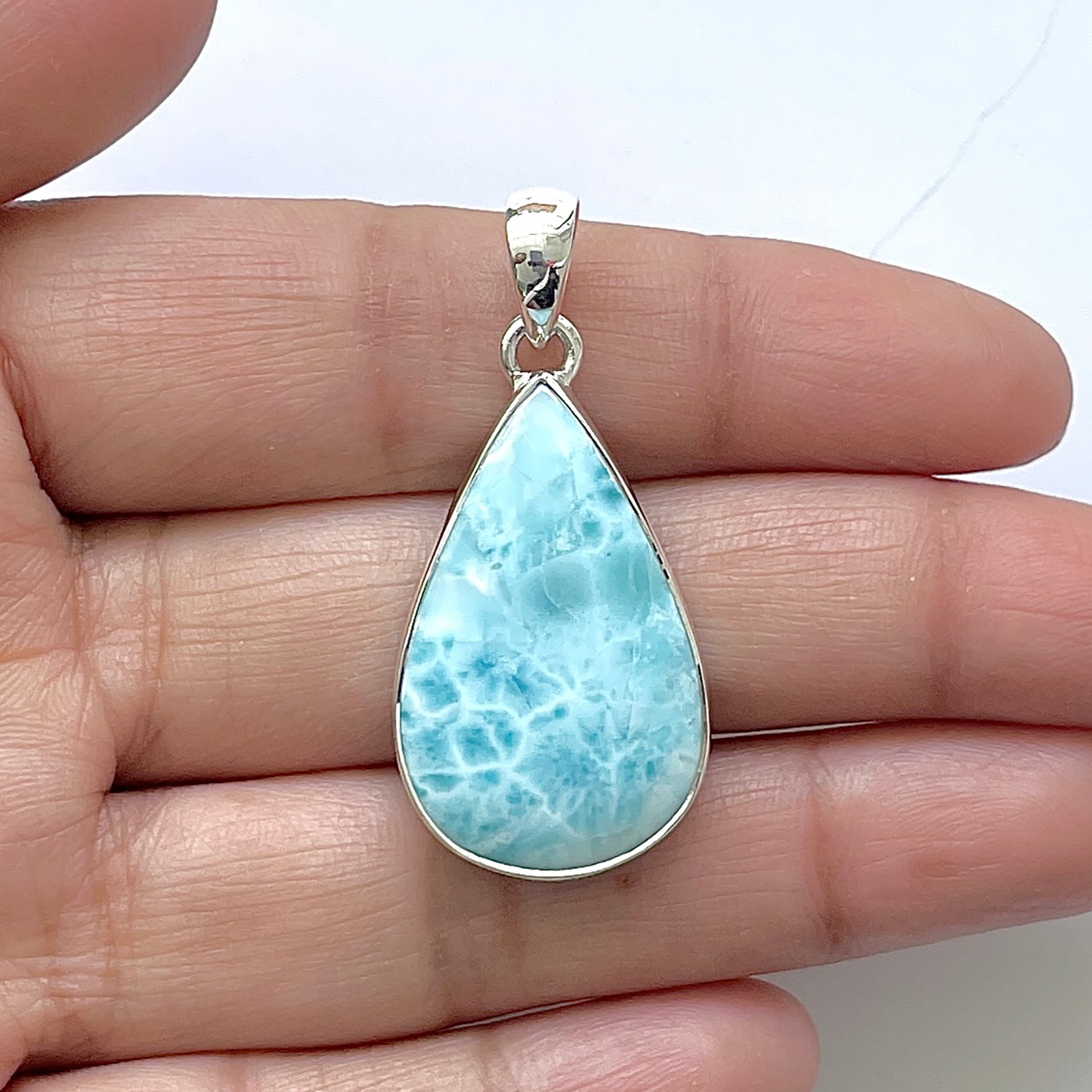 Larimar Pendant-(LAR-1-21)