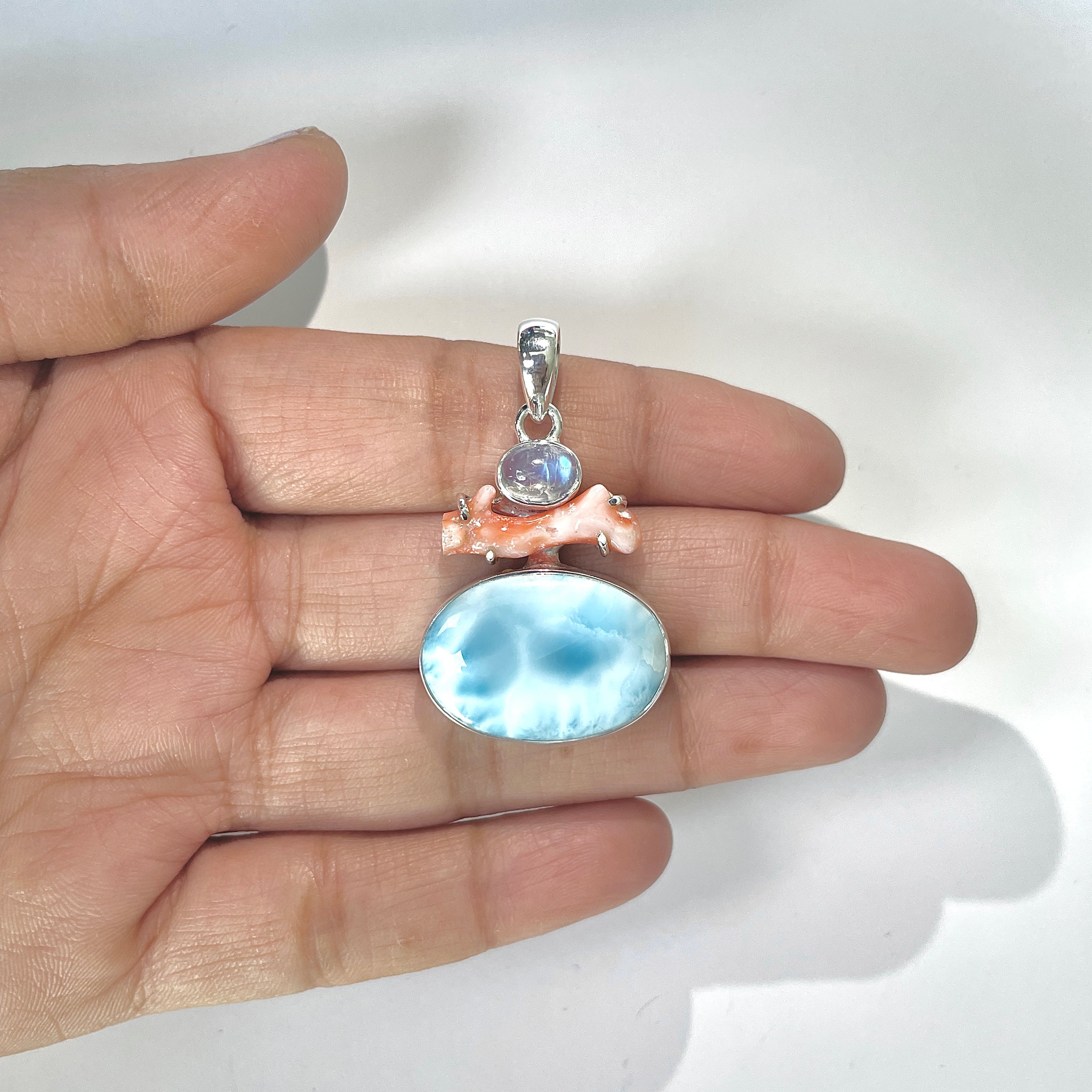 Larimar Pendant-(LAR-1-211)