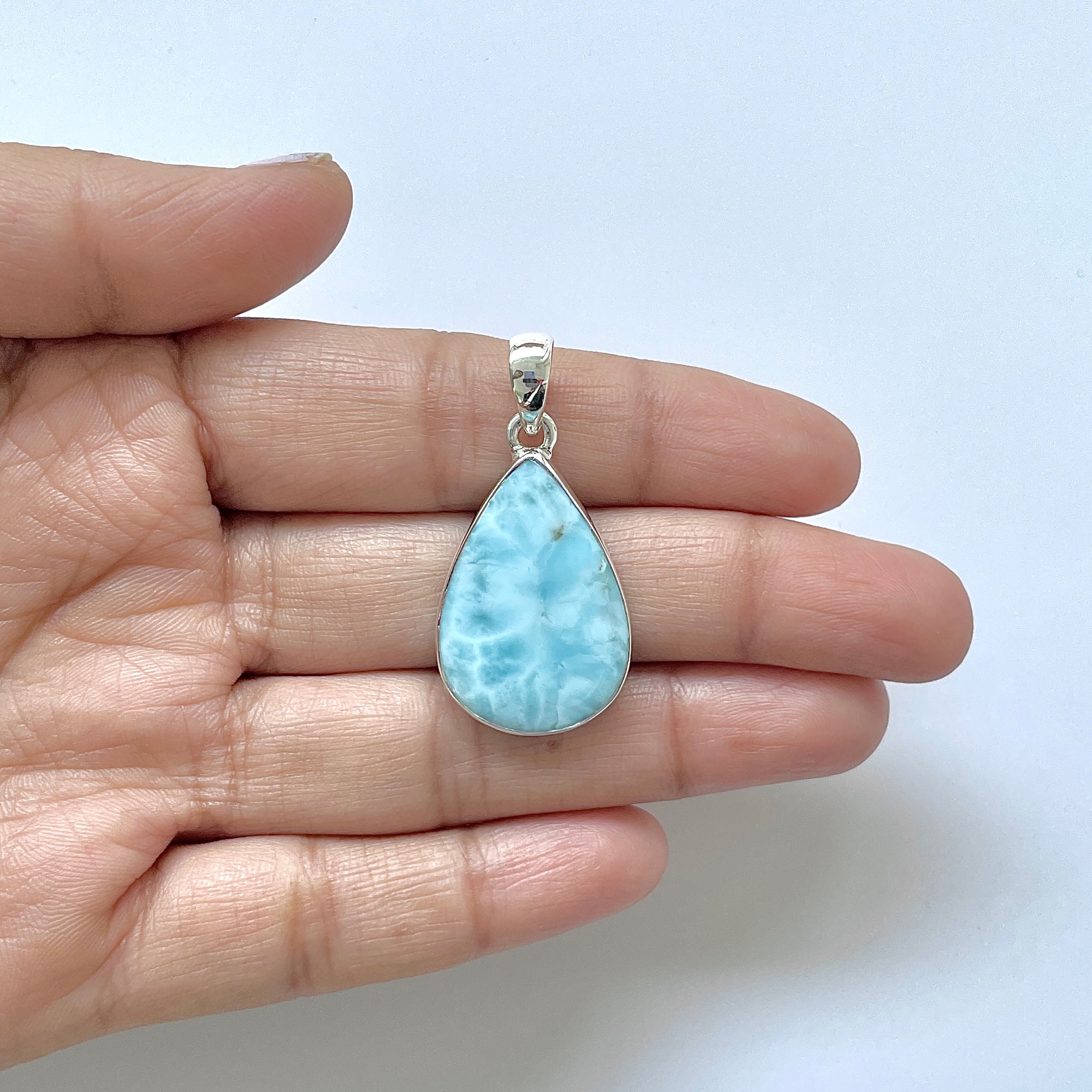 Larimar Pendant-(LAR-1-216)