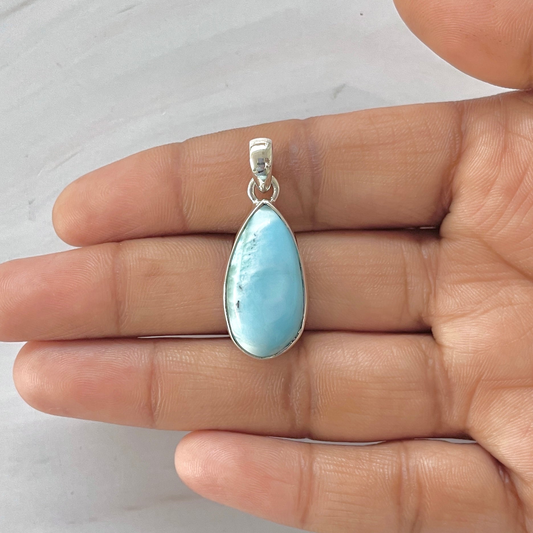 Larimar Pendant-(LAR-1-220)
