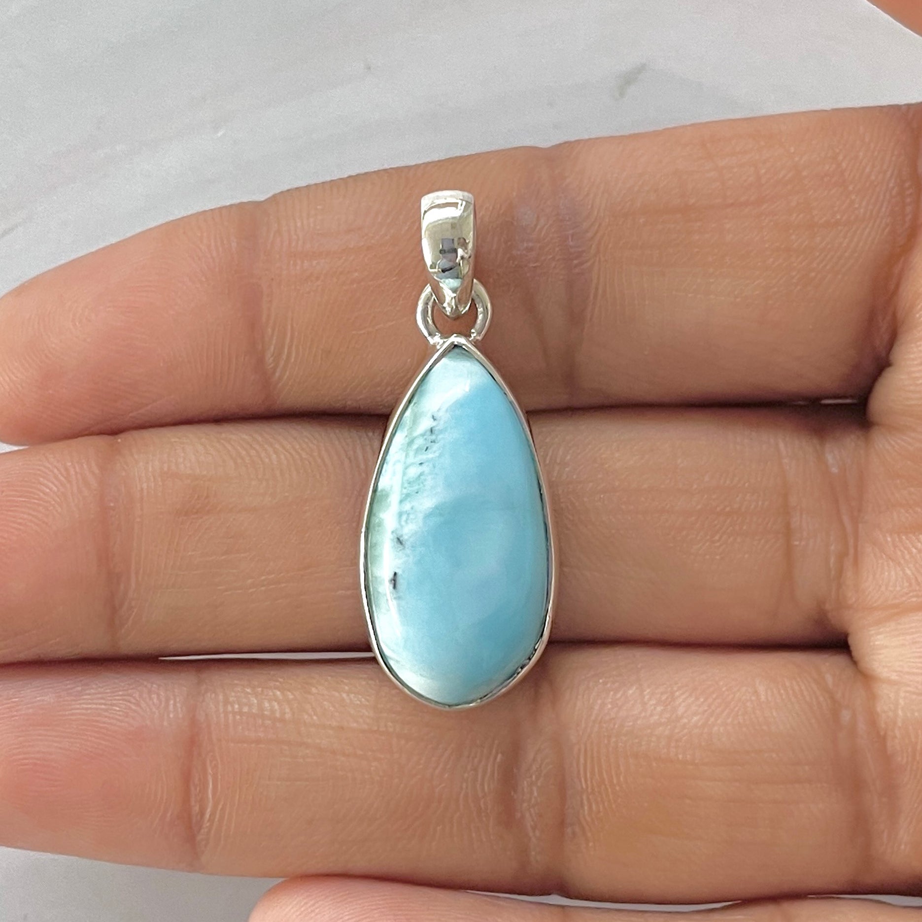 Larimar Pendant-(LAR-1-220)