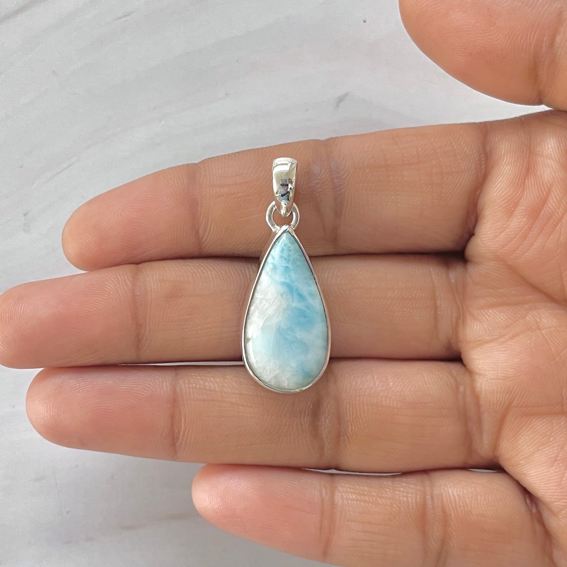 Larimar Pendant-(LAR-1-221)