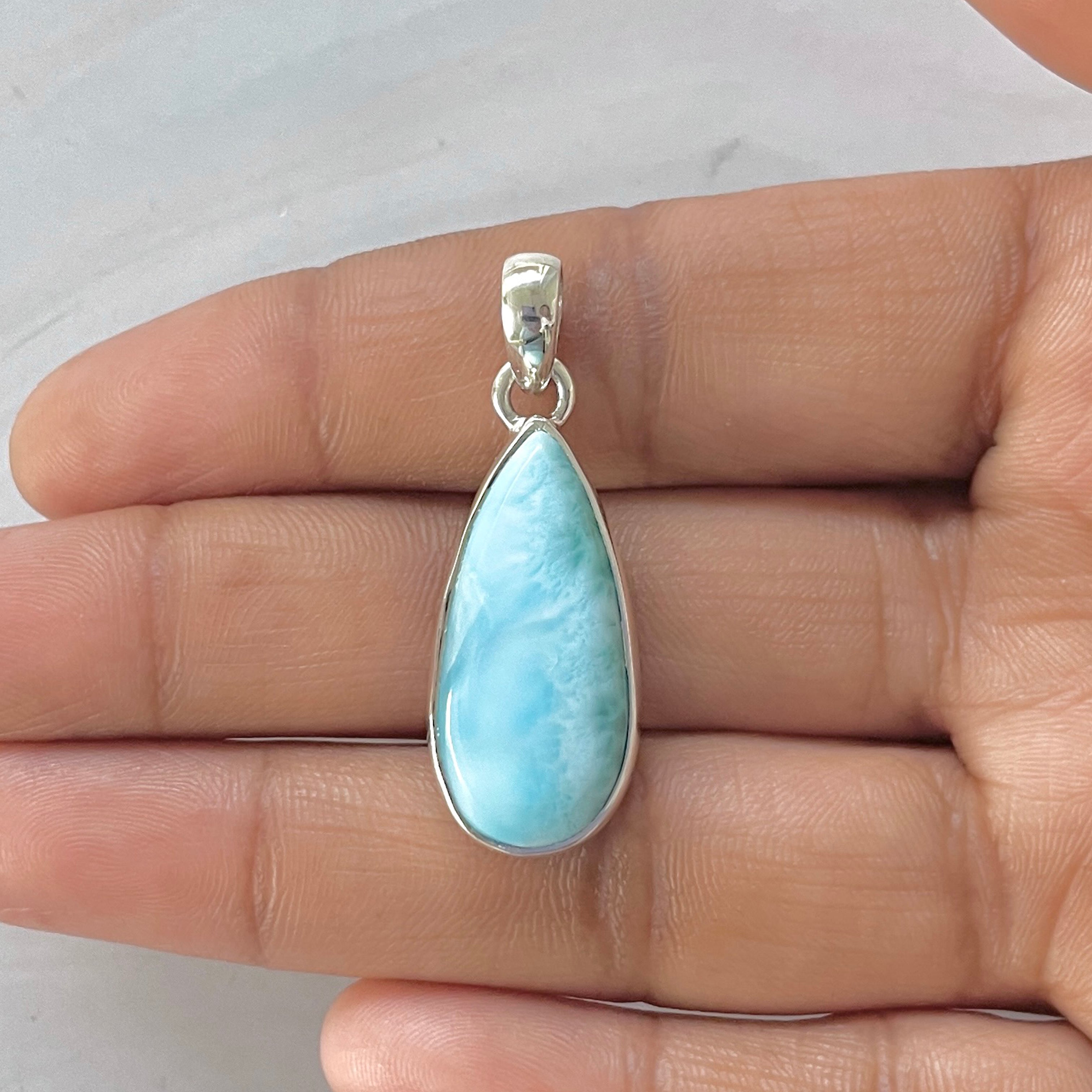 Larimar Pendant-(LAR-1-229)