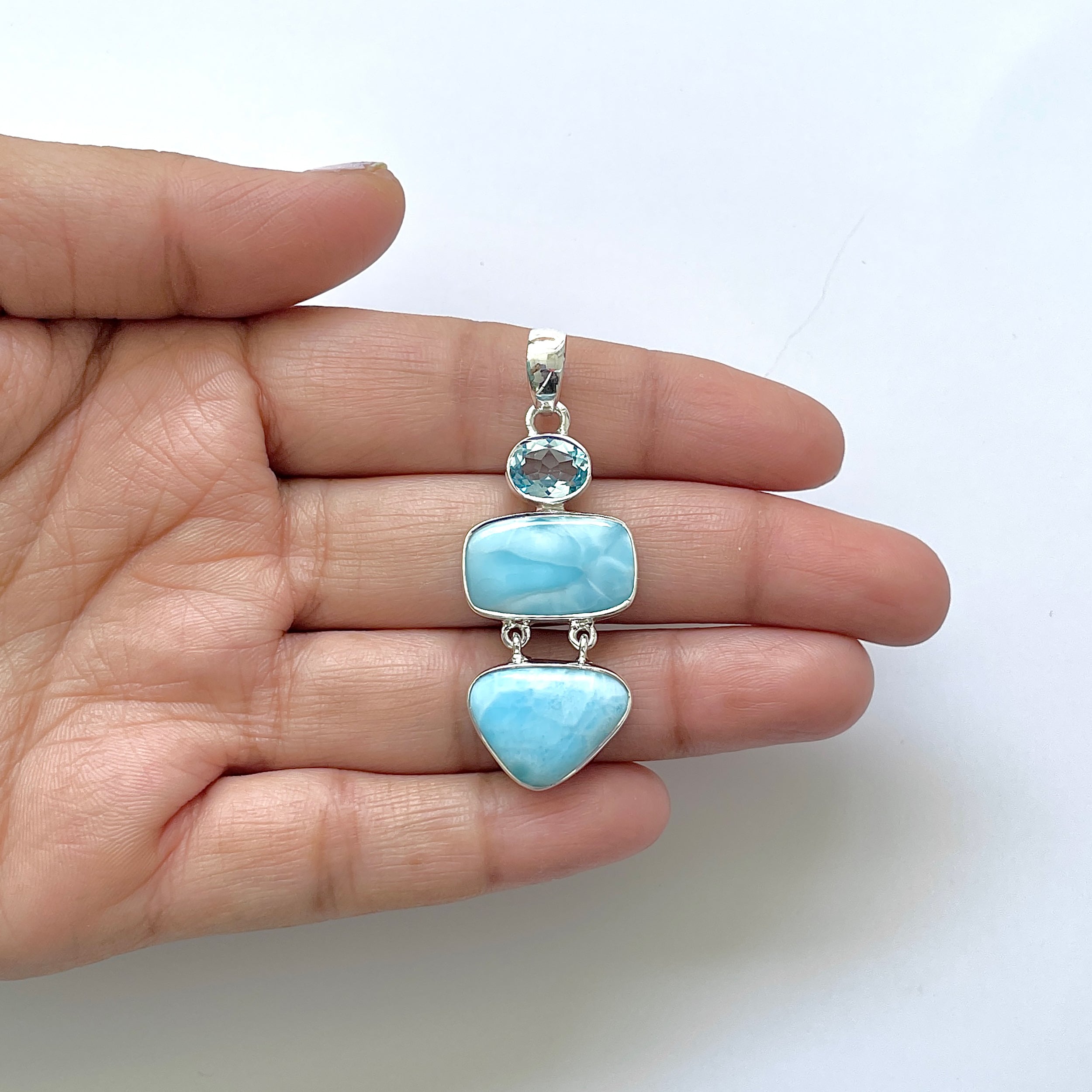 Larimar Pendant-(LAR-1-23)