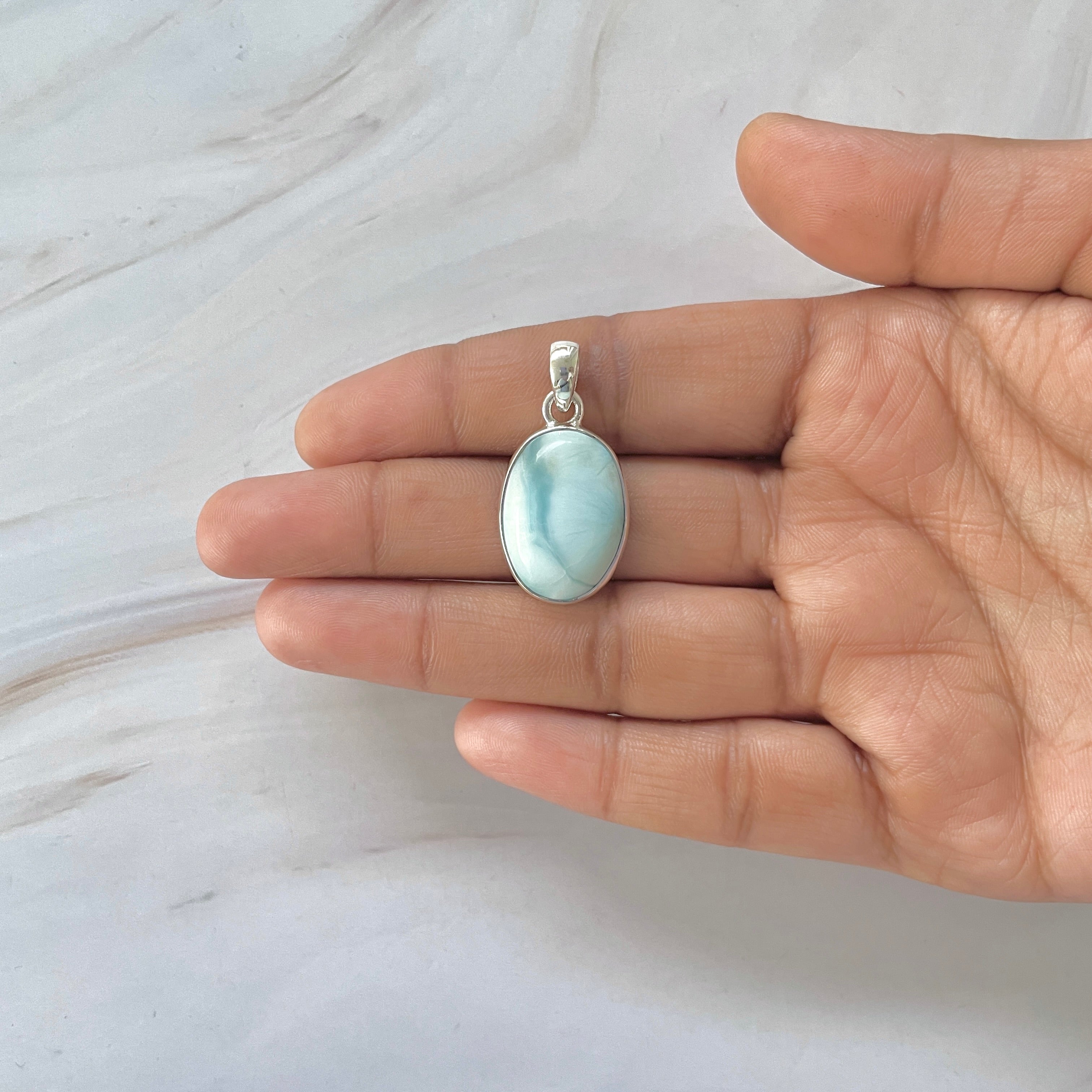 Larimar Pendant-(LAR-1-231)