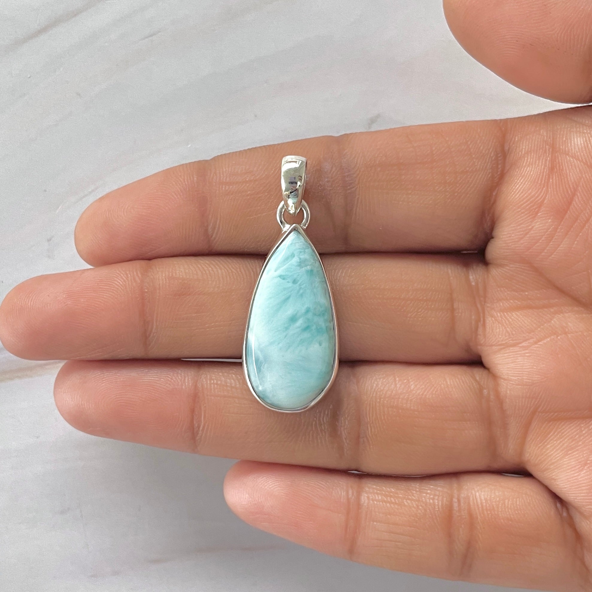 Larimar Pendant-(LAR-1-234)