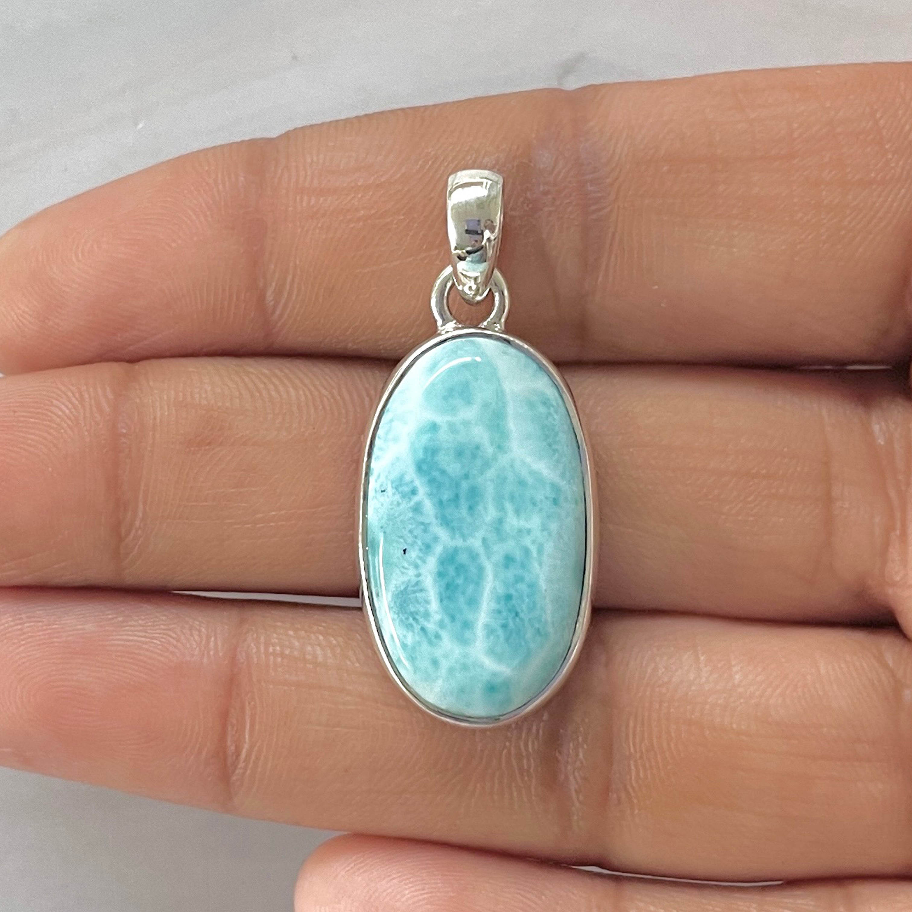 Larimar Pendant-(LAR-1-236)