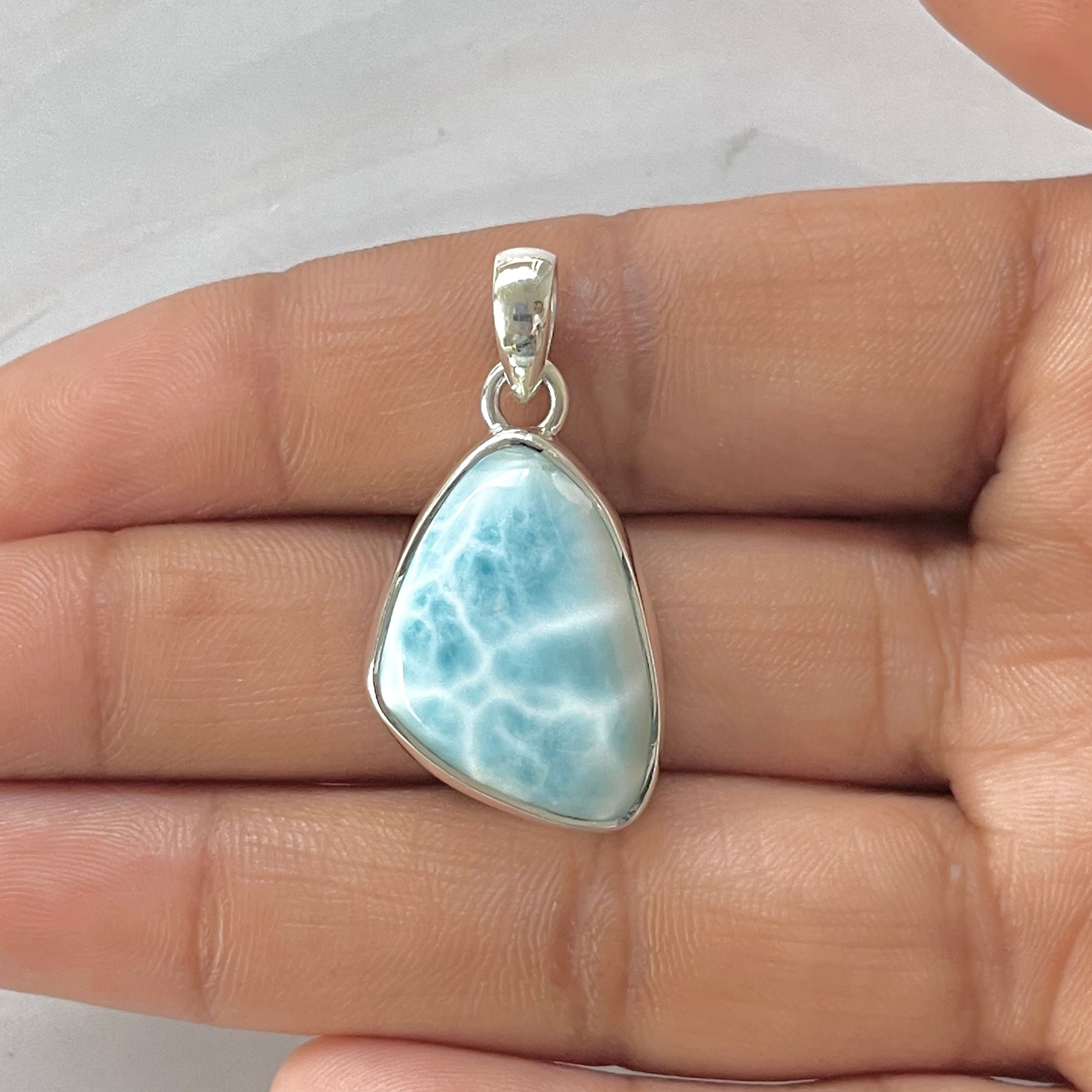 Larimar Pendant-(LAR-1-237)