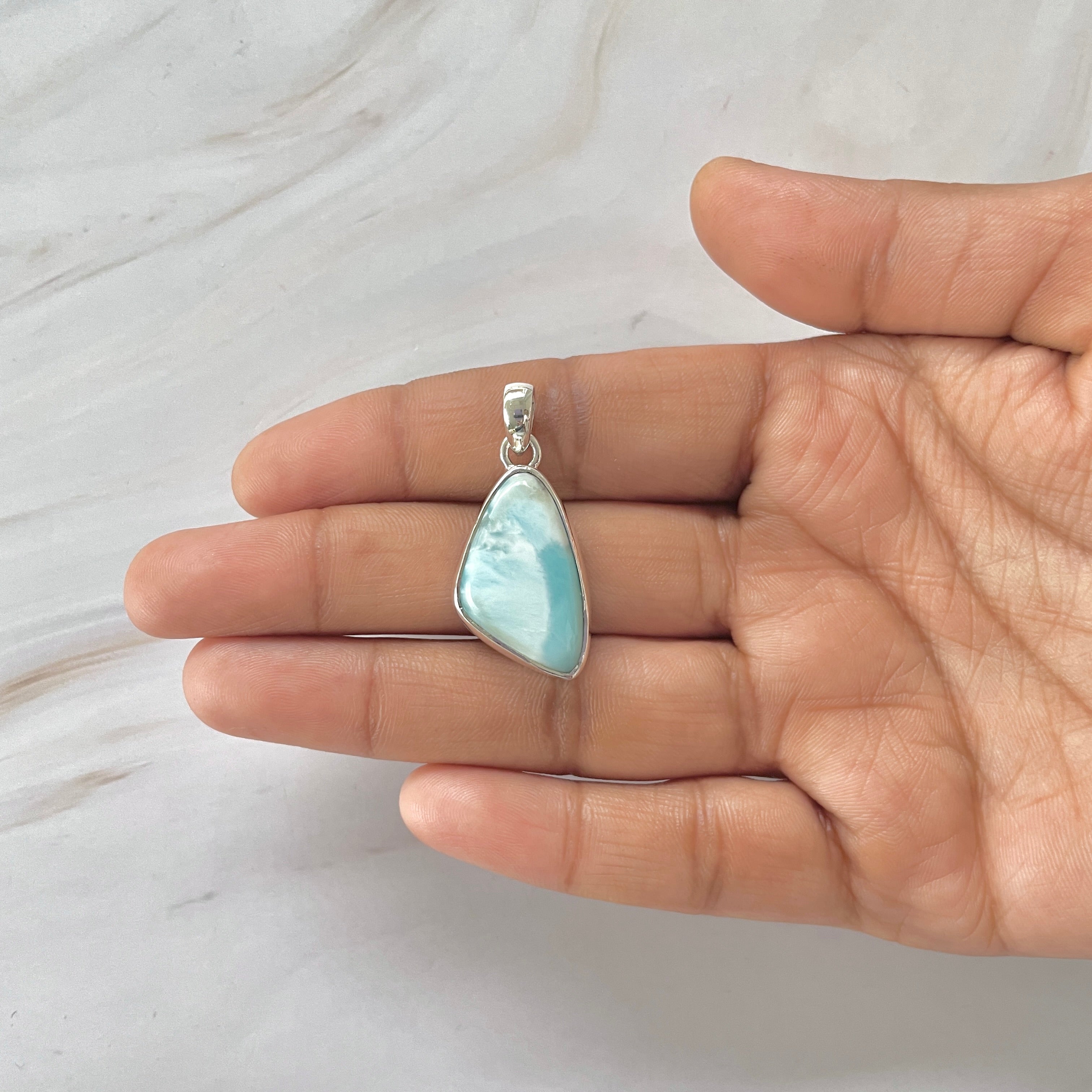 Larimar Pendant-(LAR-1-245)