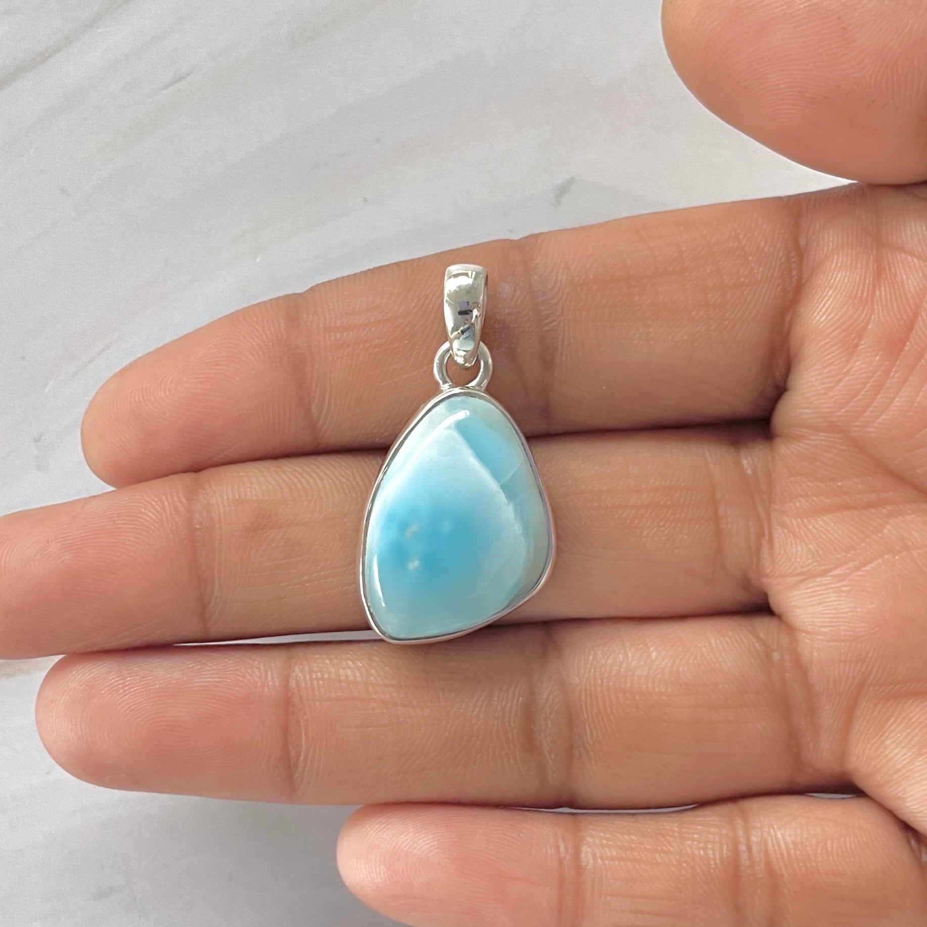 Larimar Pendant-(LAR-1-246)