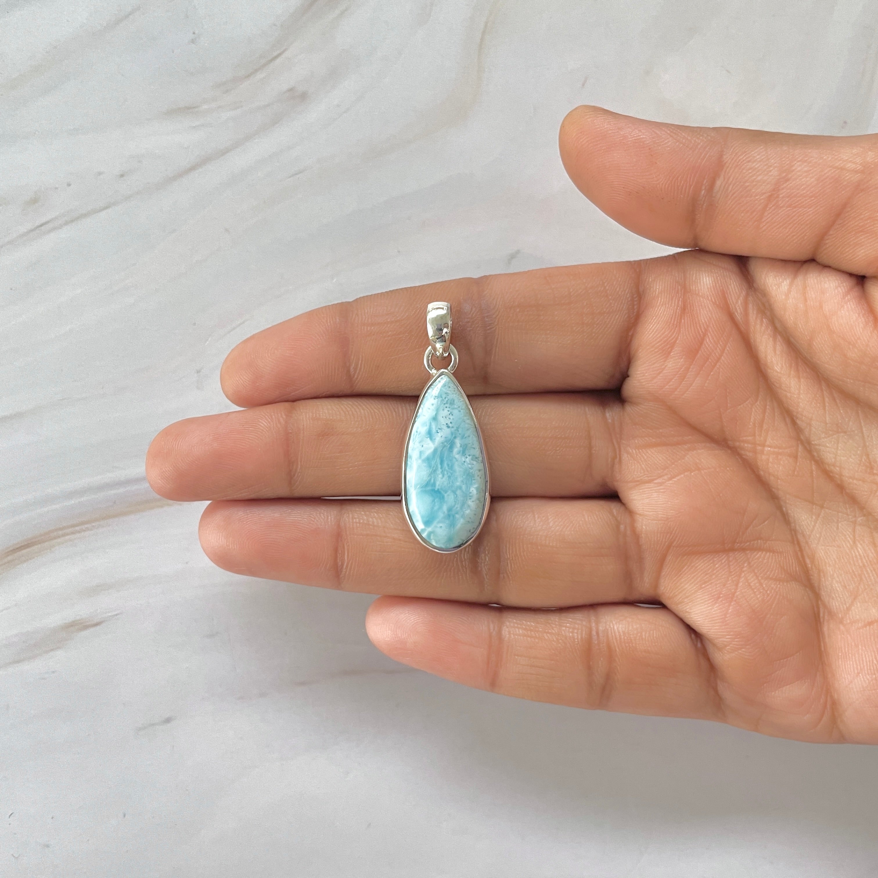 Larimar Pendant-(LAR-1-247)