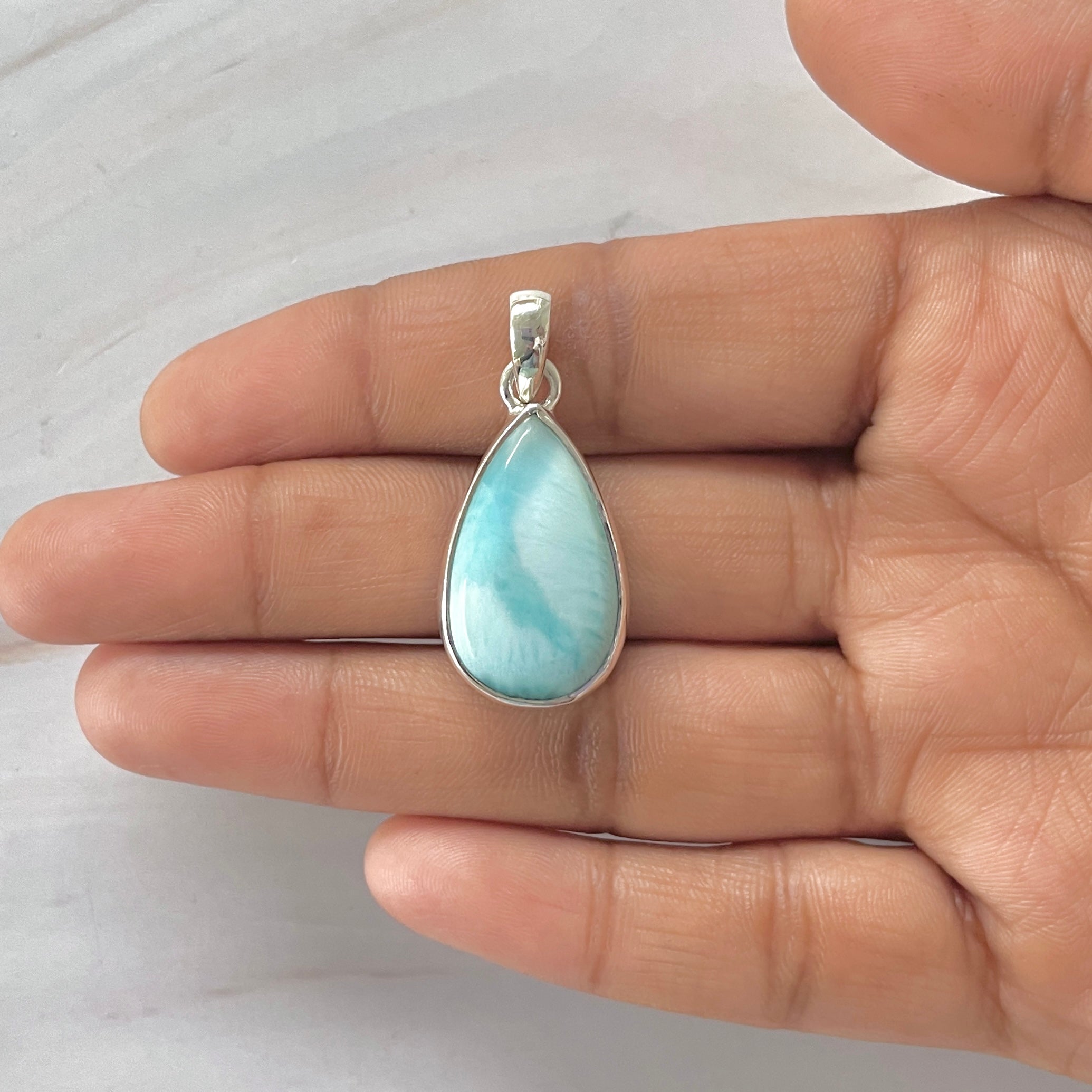 Larimar Pendant-(LAR-1-252)