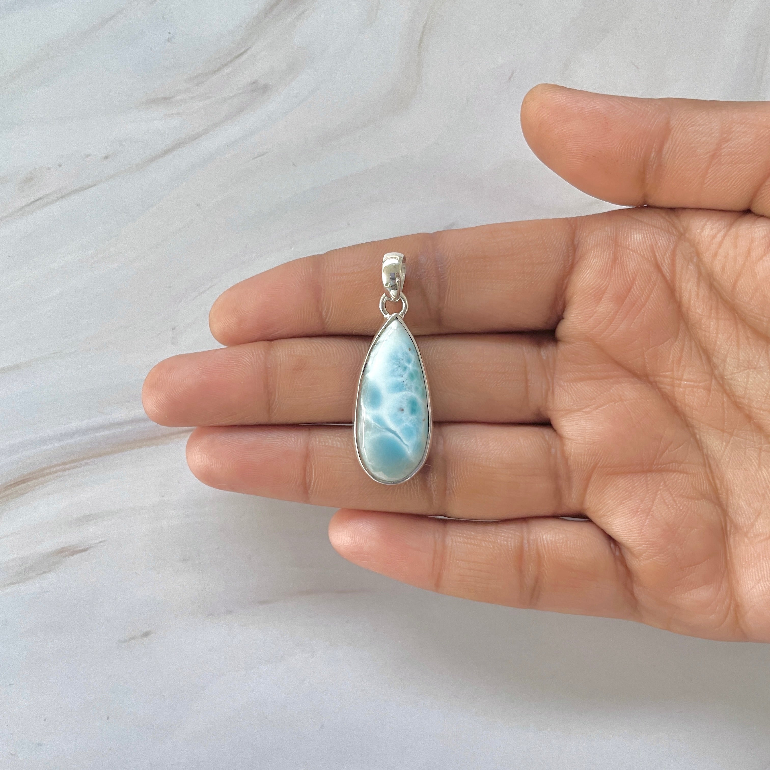 Larimar Pendant-(LAR-1-256)