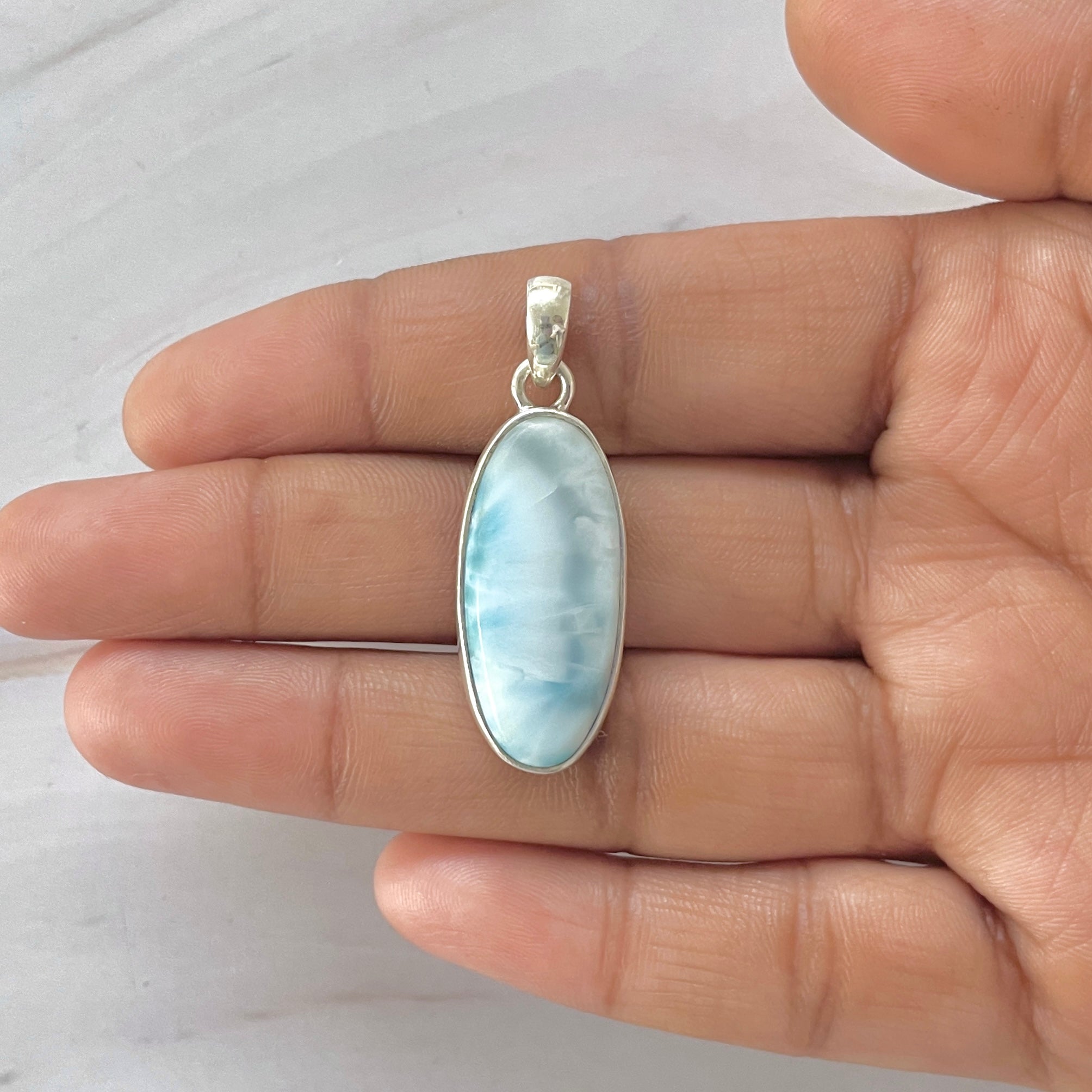 Larimar Pendant-(LAR-1-259)