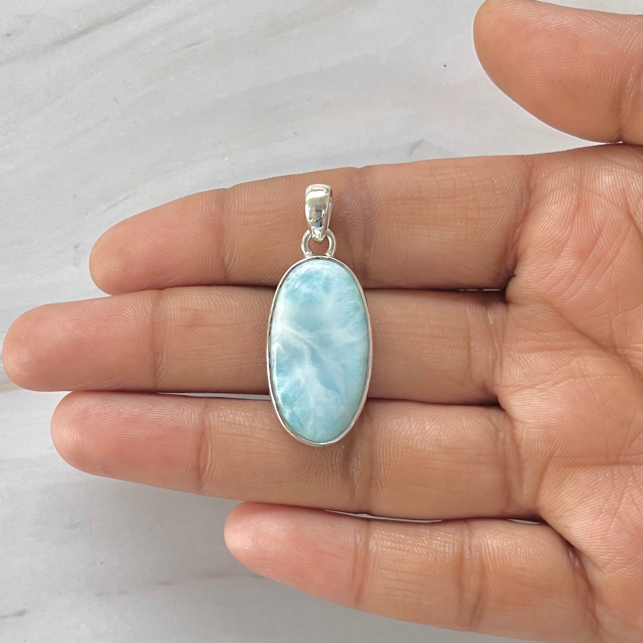 Larimar Pendant-(LAR-1-262)