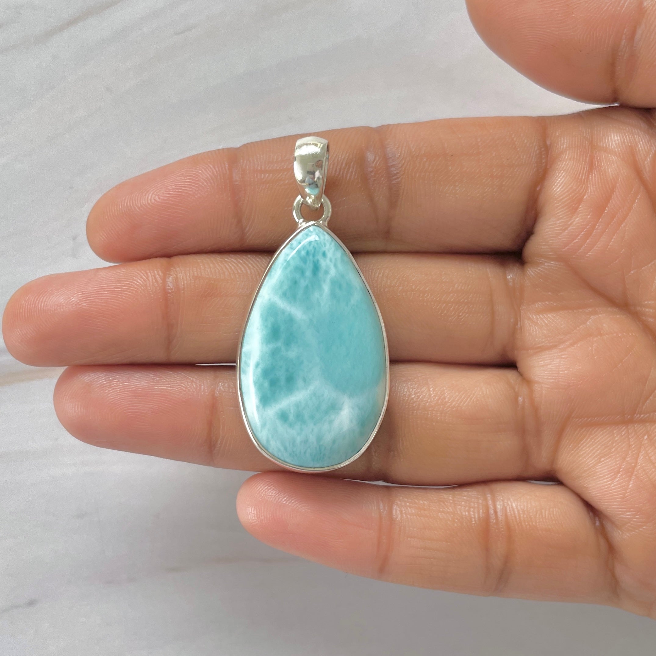 Larimar Pendant-(LAR-1-269)