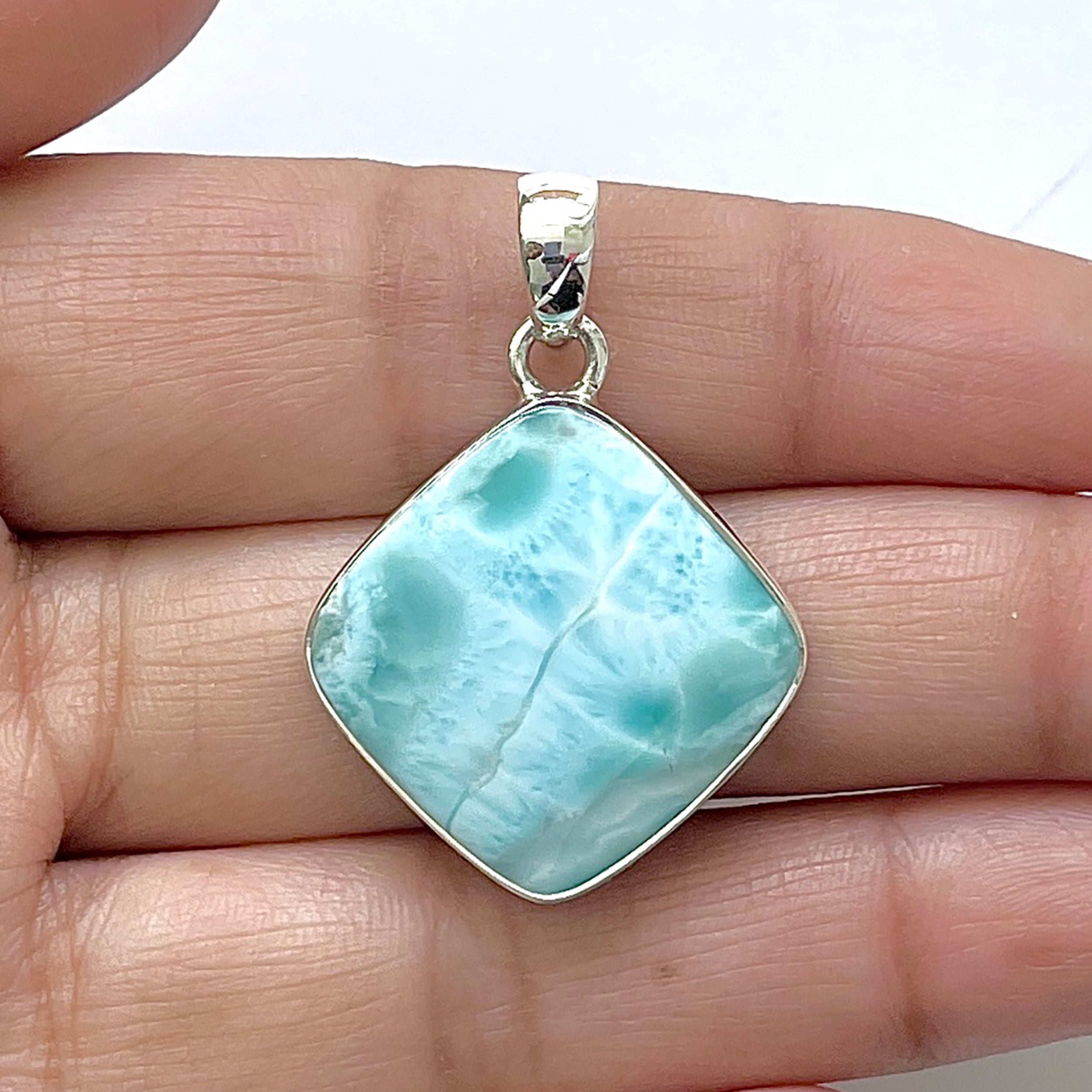 Larimar Pendant-(LAR-1-27)