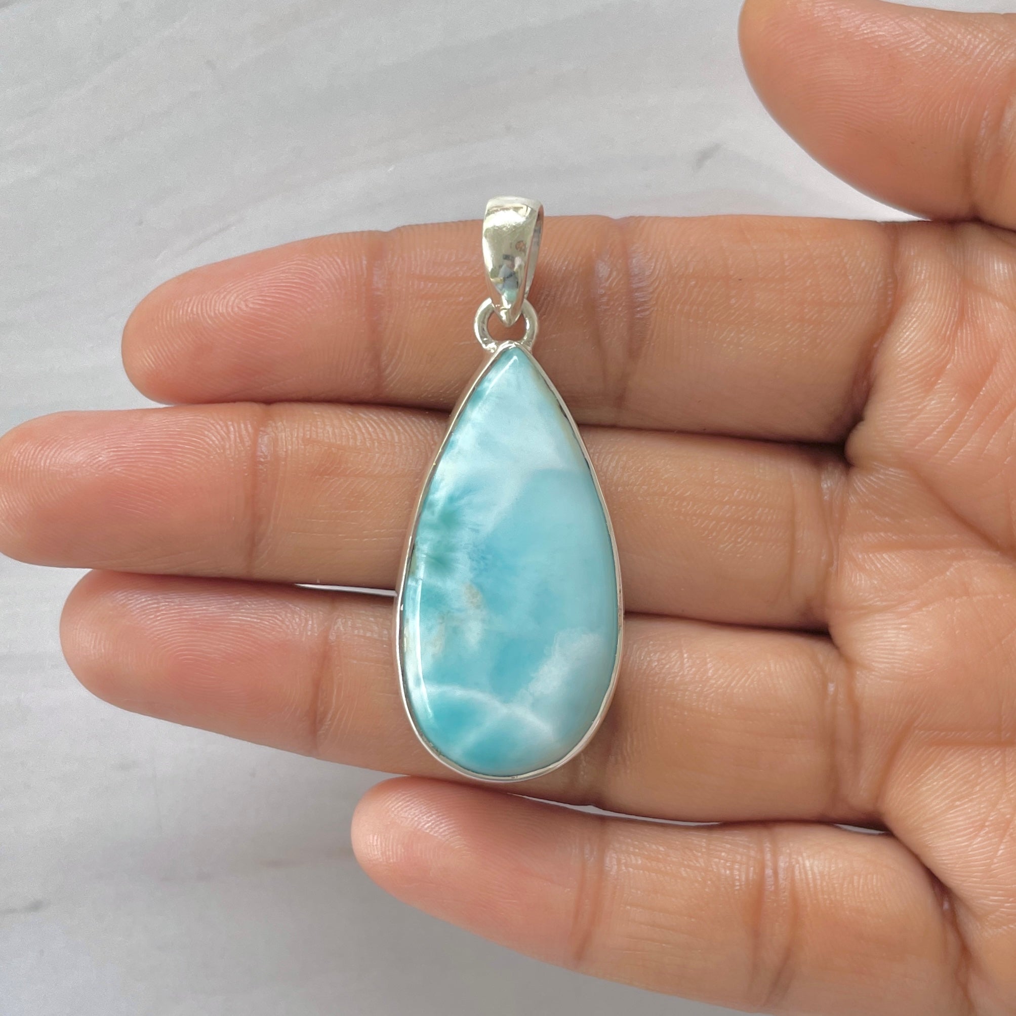 Larimar Pendant-(LAR-1-270)