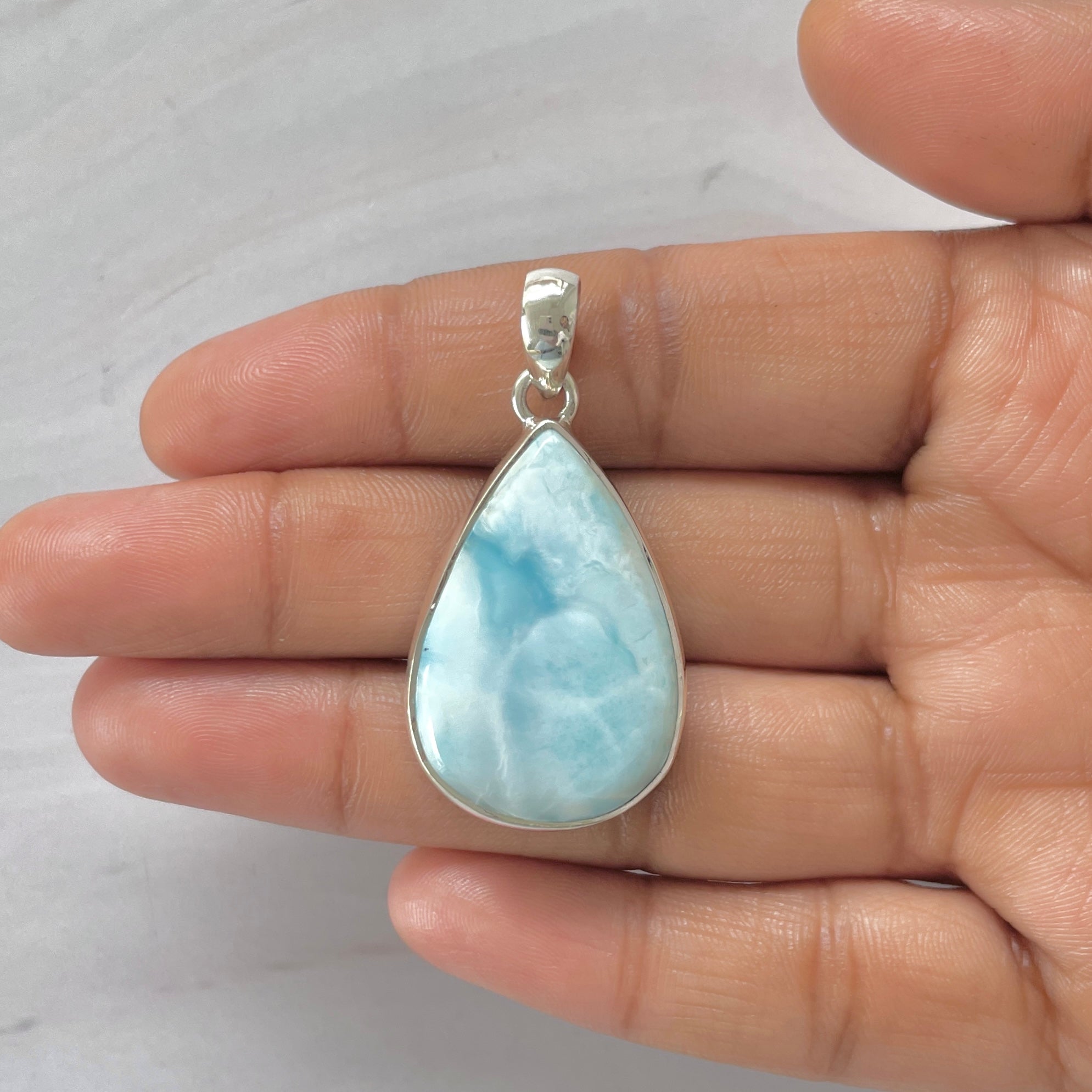 Larimar Pendant-(LAR-1-271)