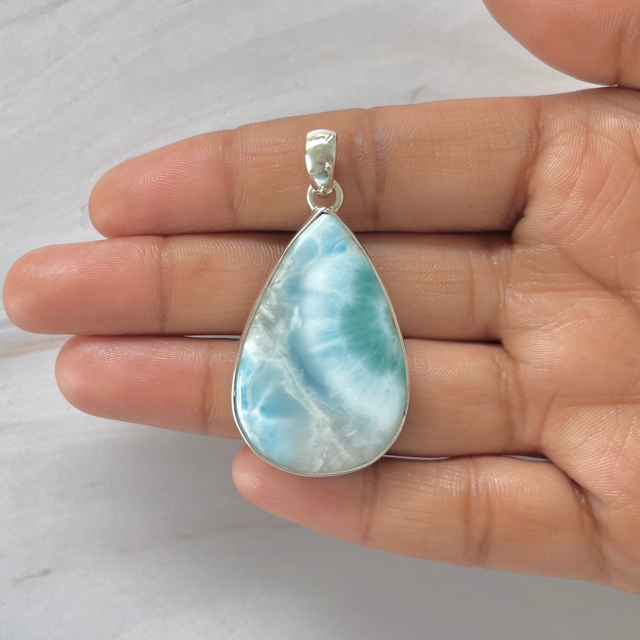 Larimar Pendant-(LAR-1-272)
