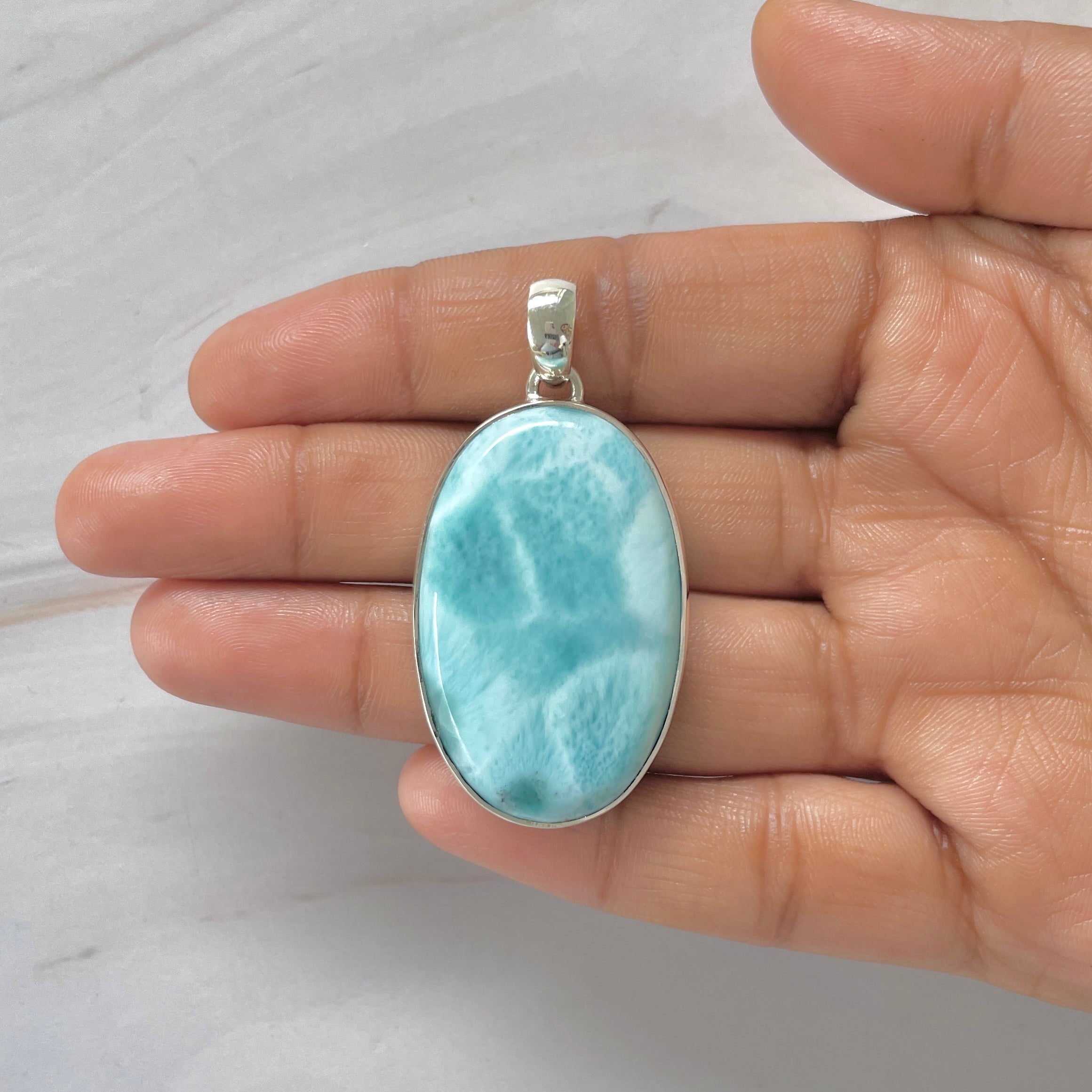 Larimar Pendant-(LAR-1-274)
