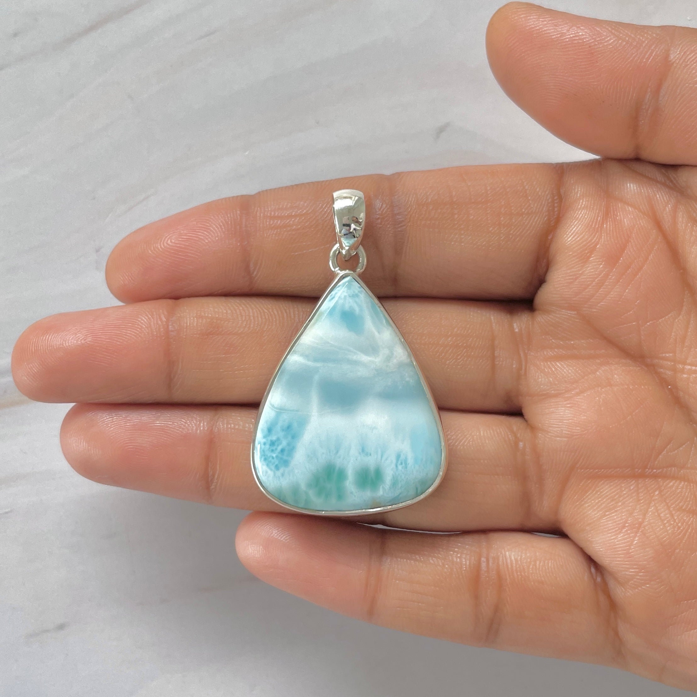 Larimar Pendant-(LAR-1-275)