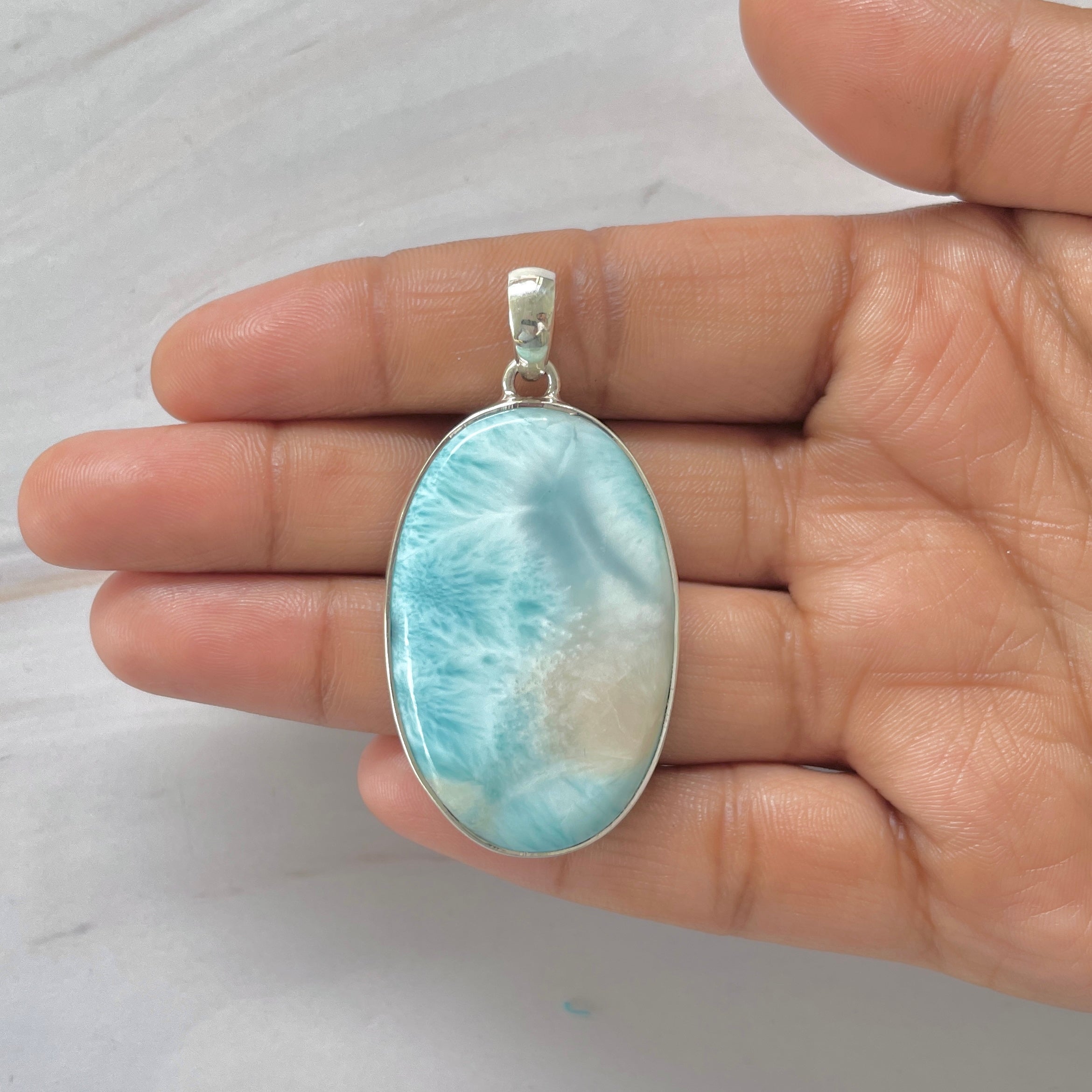 Larimar Pendant-(LAR-1-279)