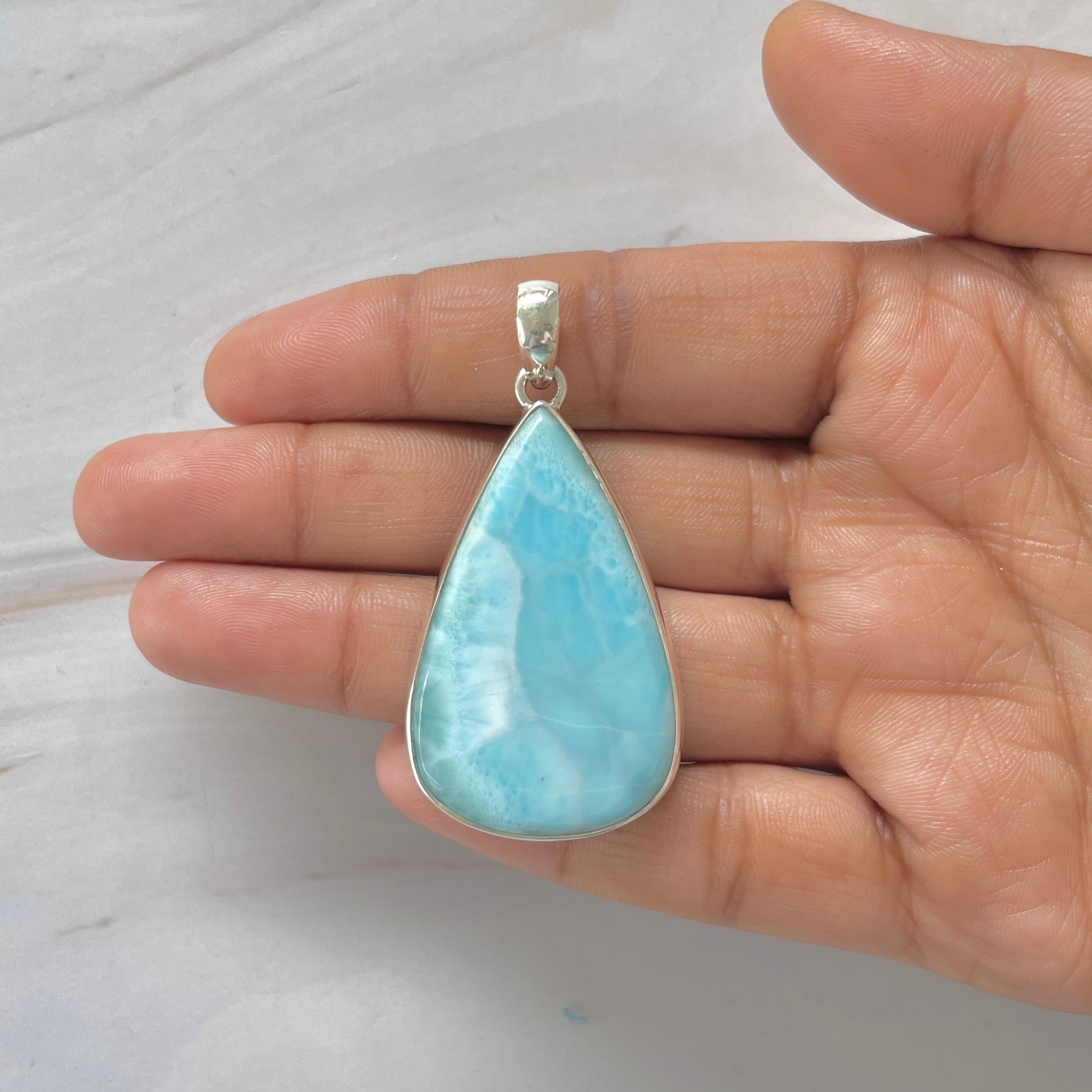 Larimar Pendant-(LAR-1-281)