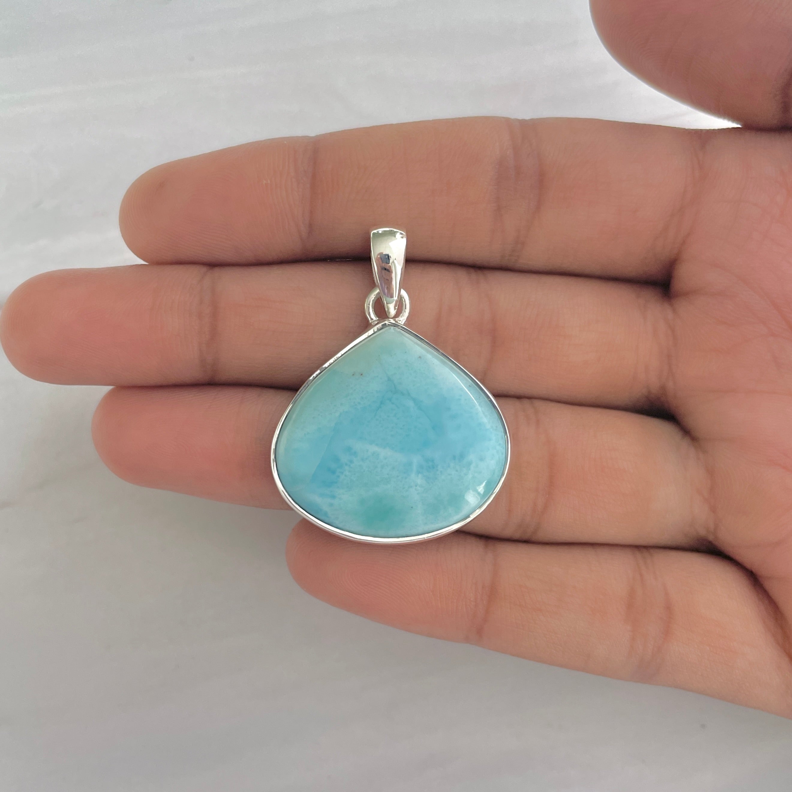 Larimar Pendant-(LAR-1-285)