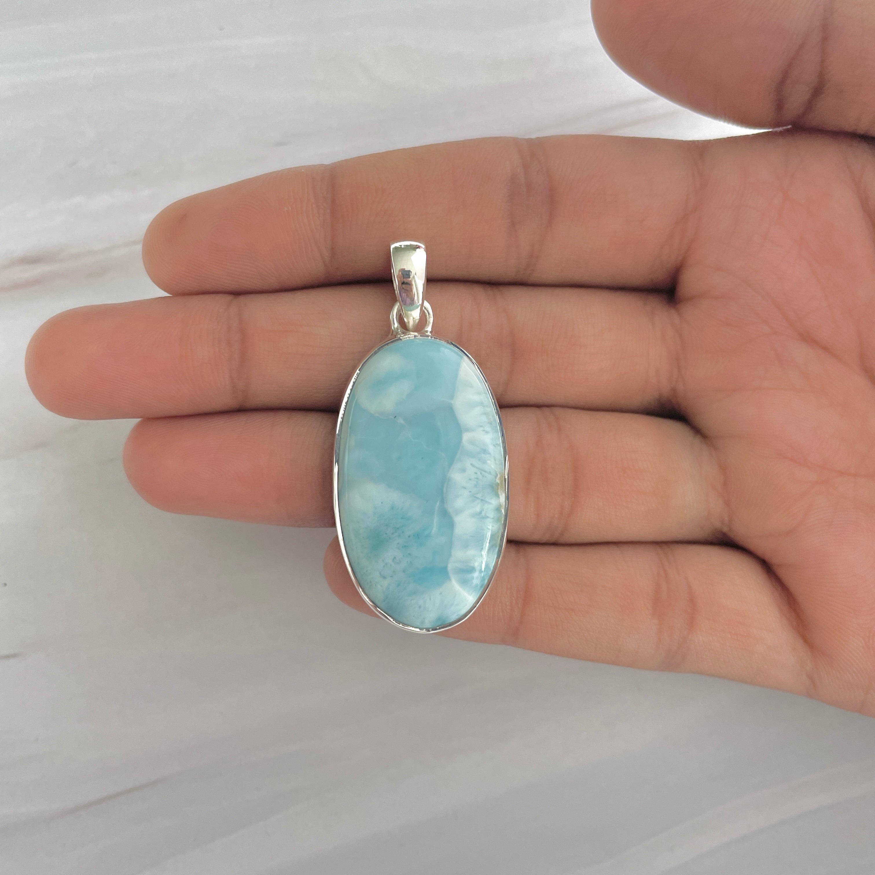 Larimar Pendant-(LAR-1-286)