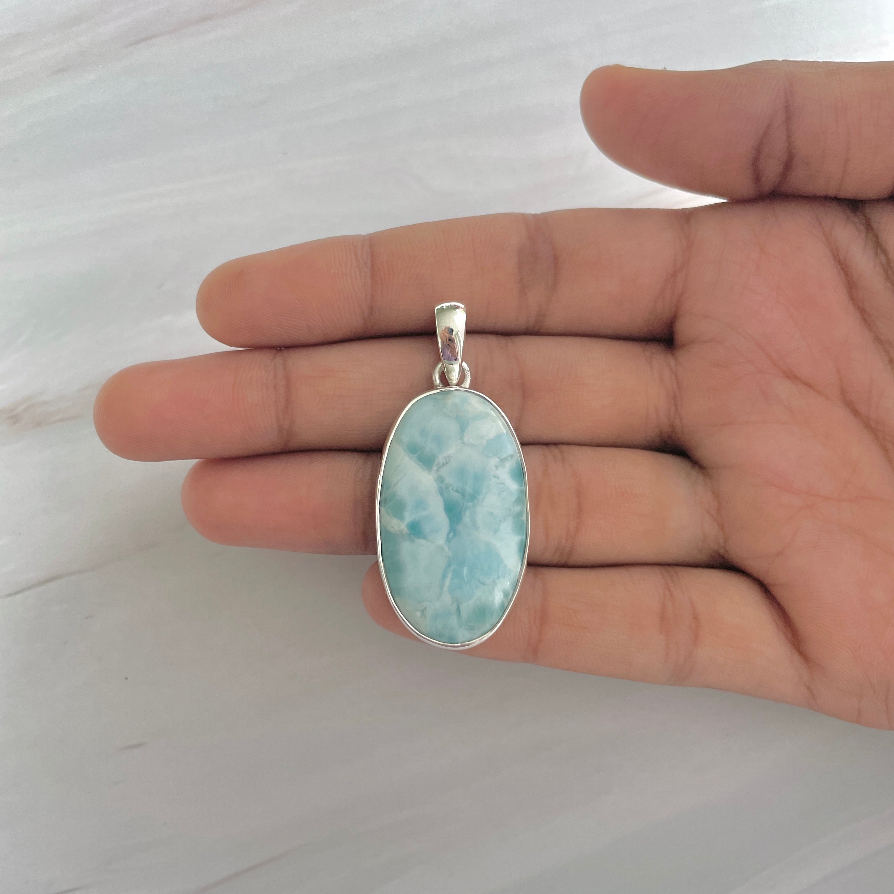 Larimar Pendant-(LAR-1-288)