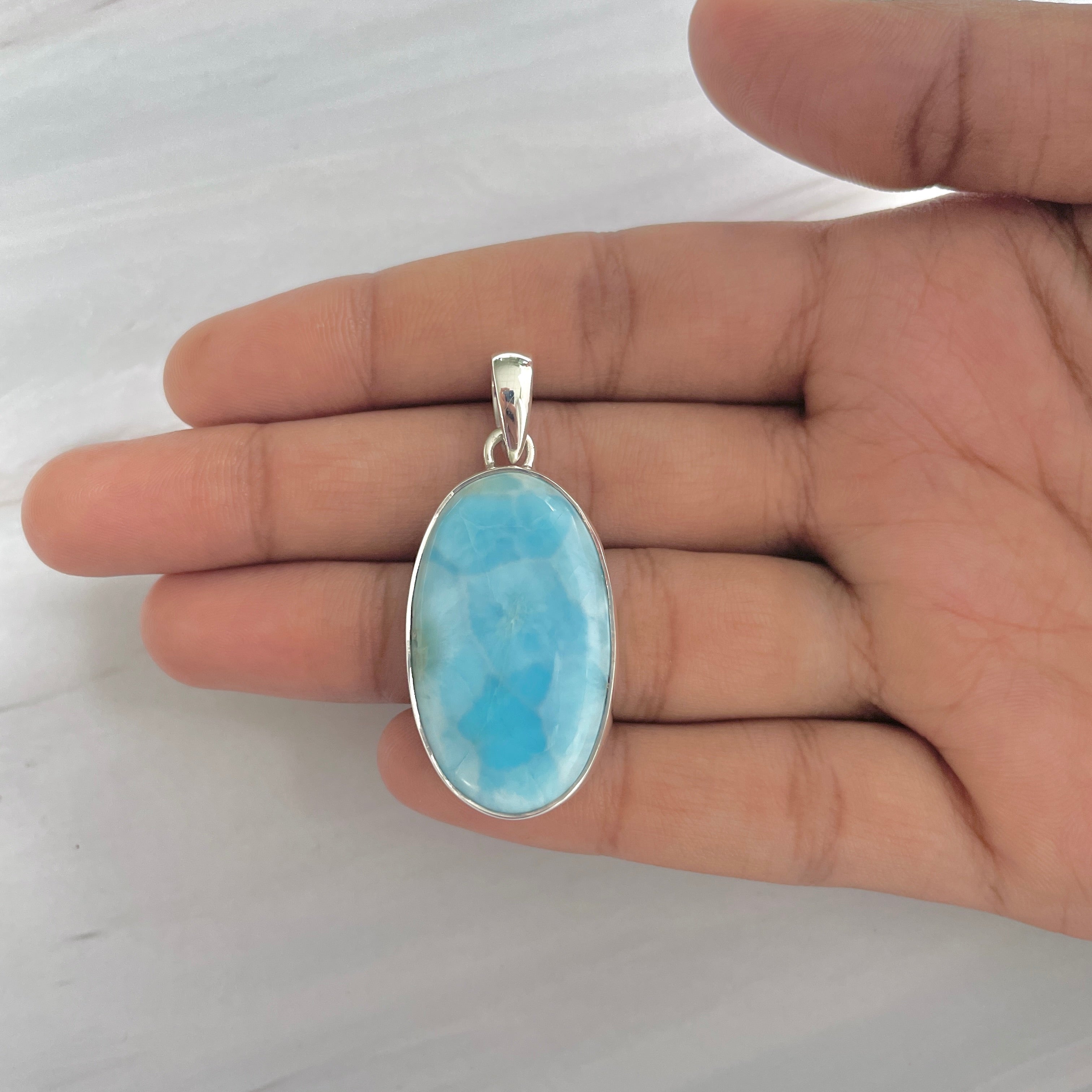 Larimar Pendant-(LAR-1-289)