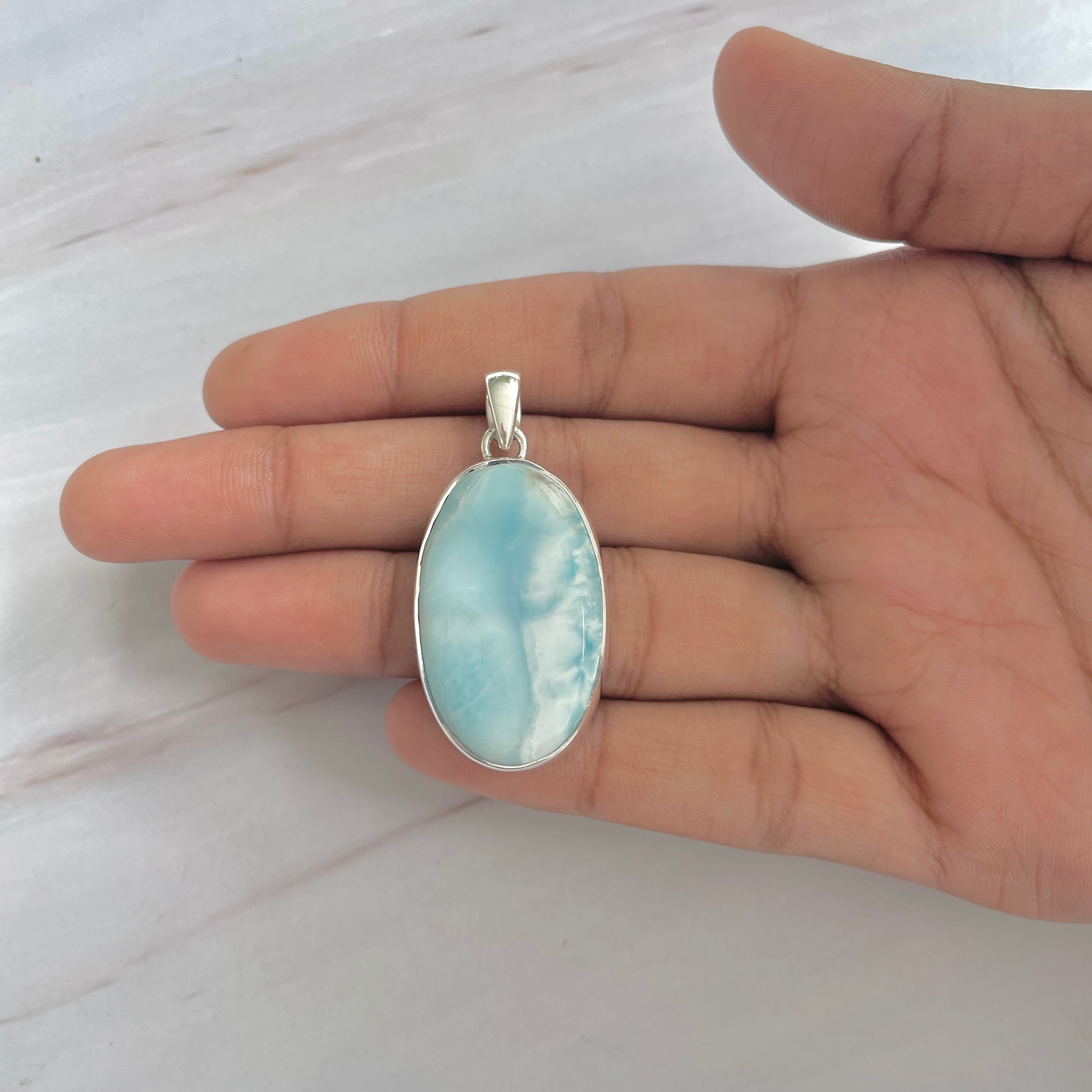 Larimar Pendant-(LAR-1-290)