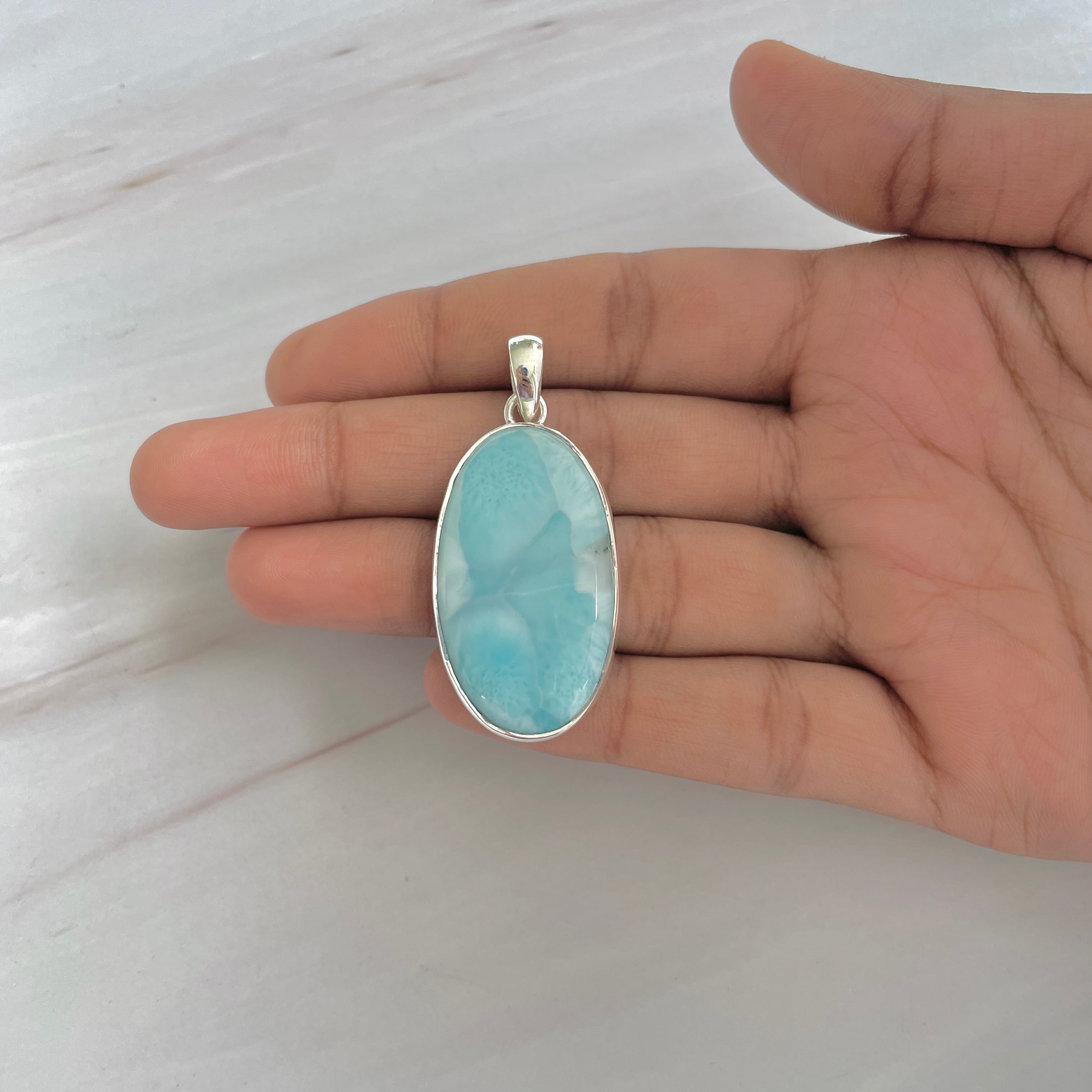 Larimar Pendant-(LAR-1-292)