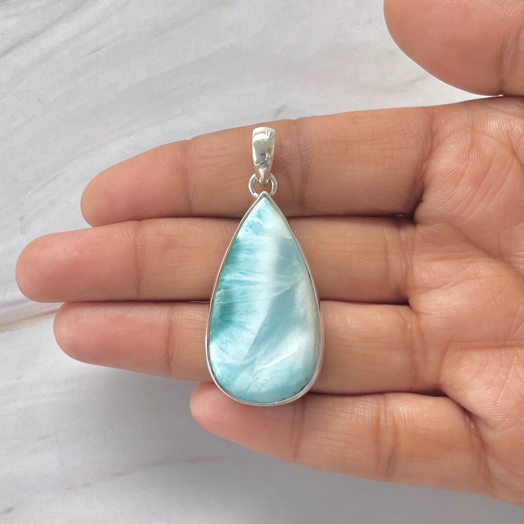 Larimar Pendant-(LAR-1-294)