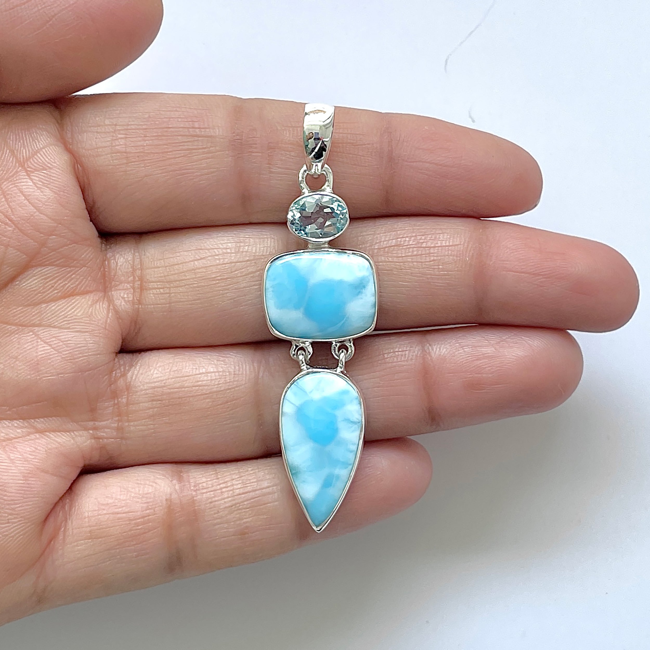 Larimar Pendant-(LAR-1-3)