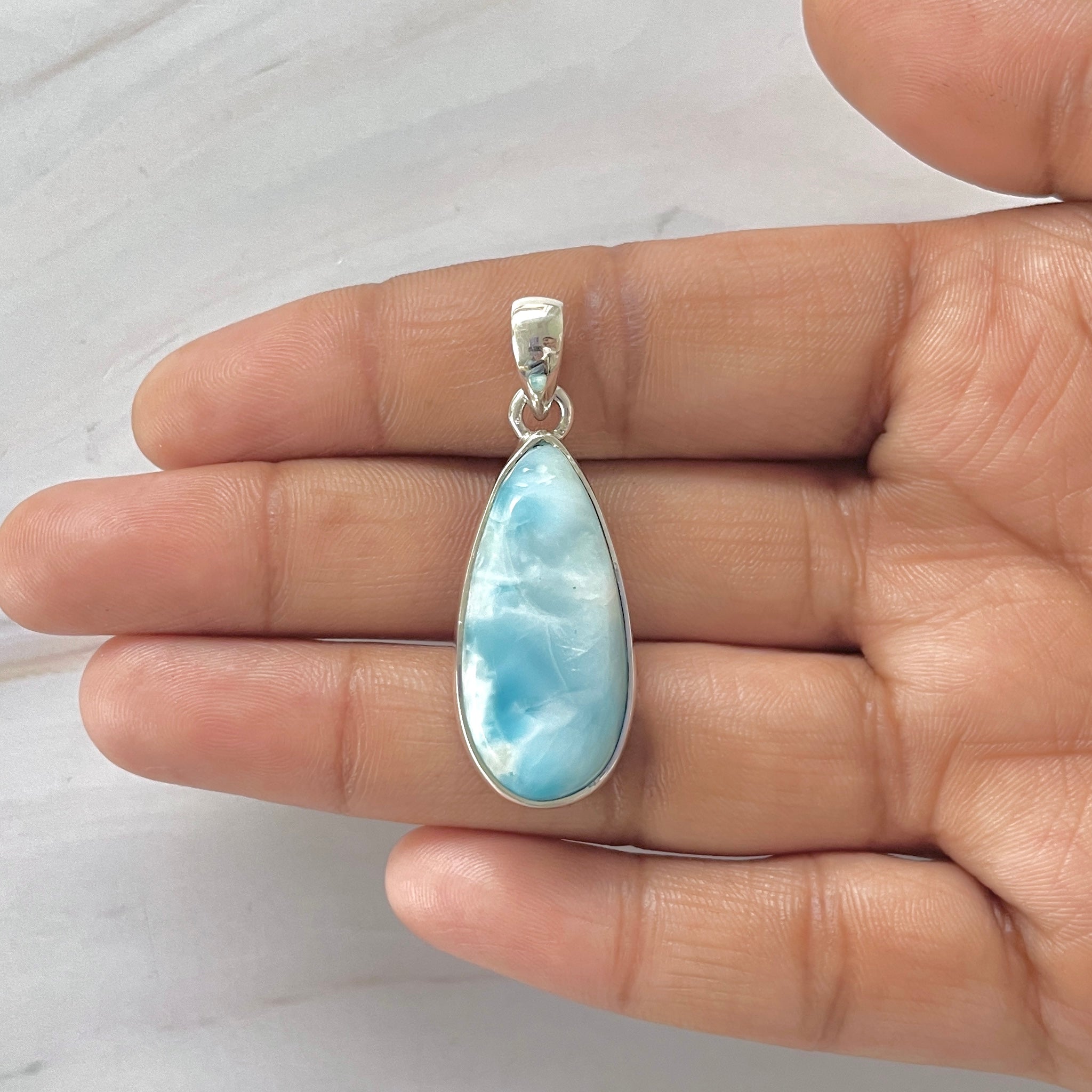 Larimar Pendant-(LAR-1-303)