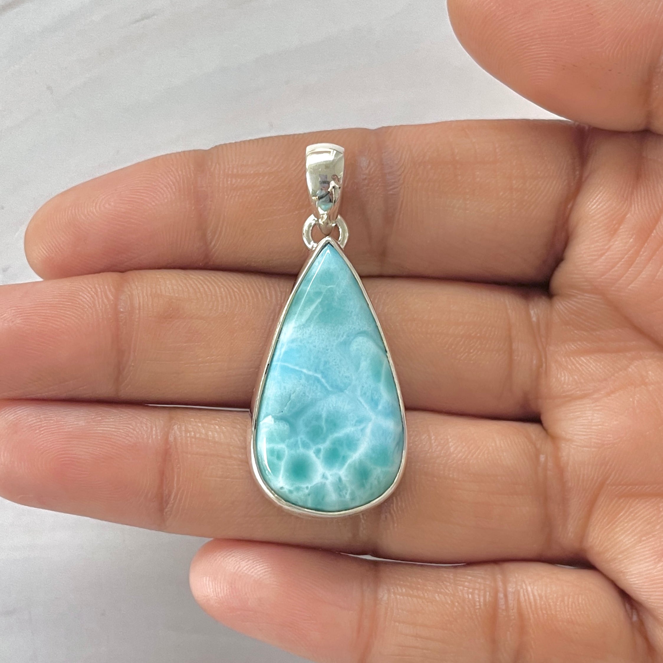 Larimar Pendant-(LAR-1-307)