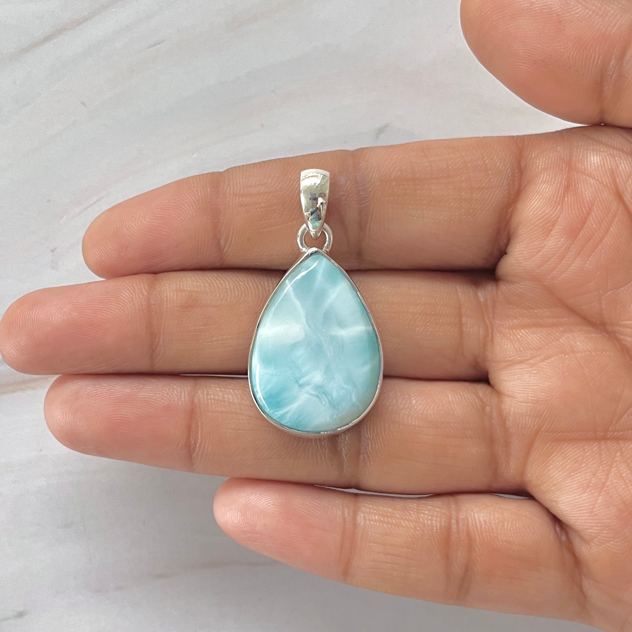 Larimar Pendant-(LAR-1-308)