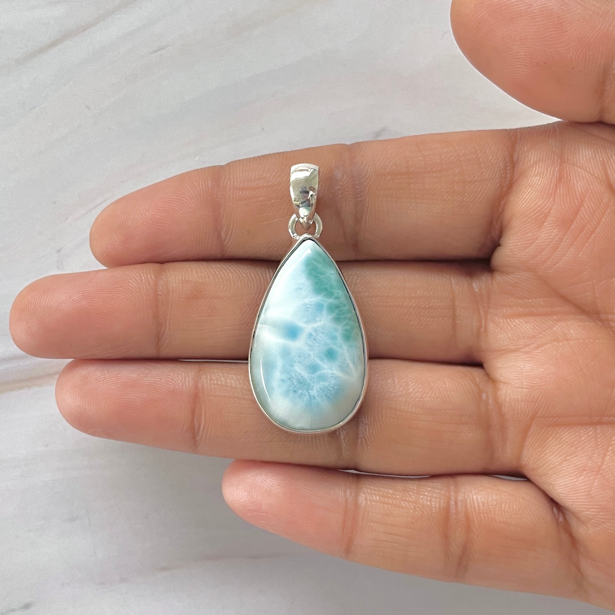 Larimar Pendant-(LAR-1-309)