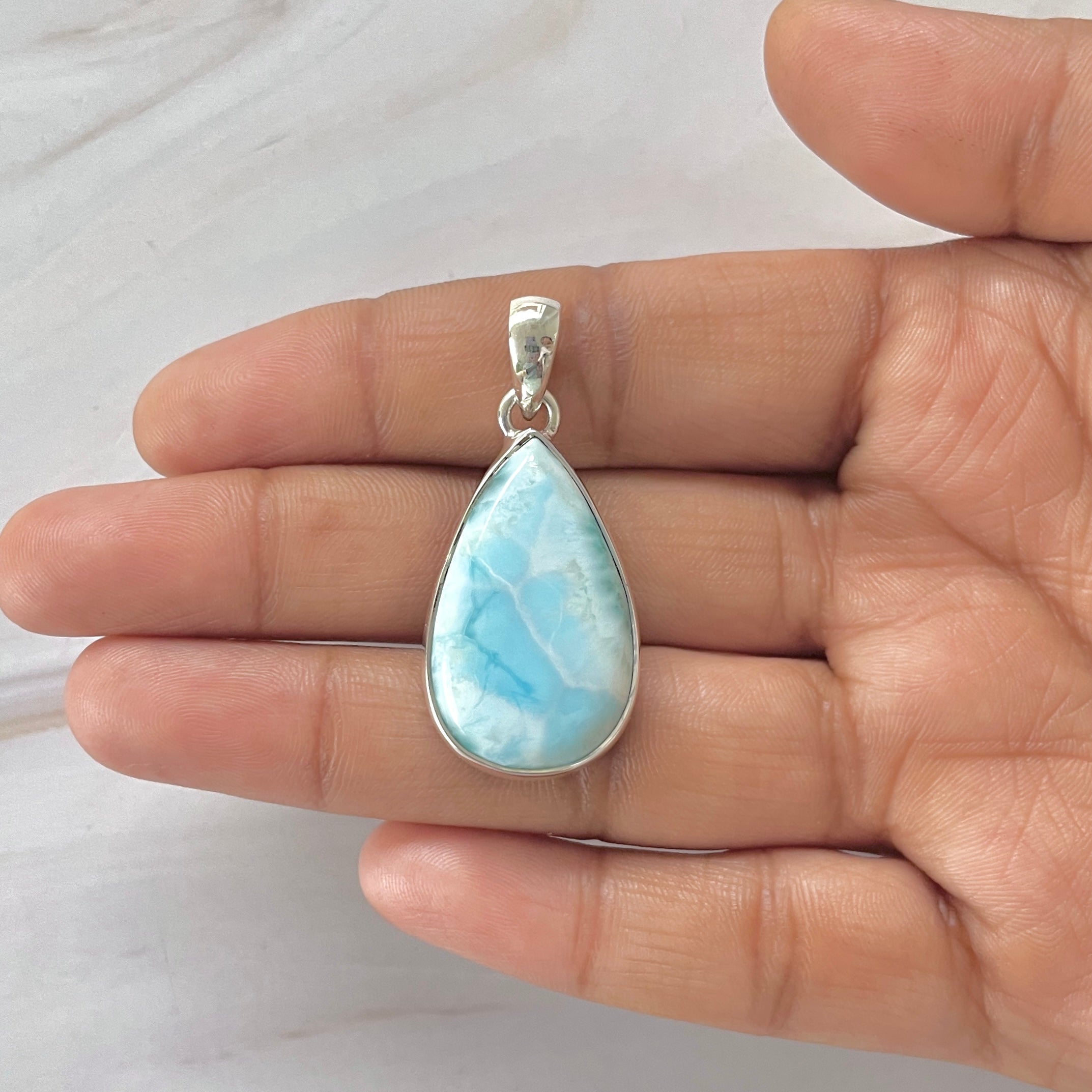 Larimar Pendant-(LAR-1-318)
