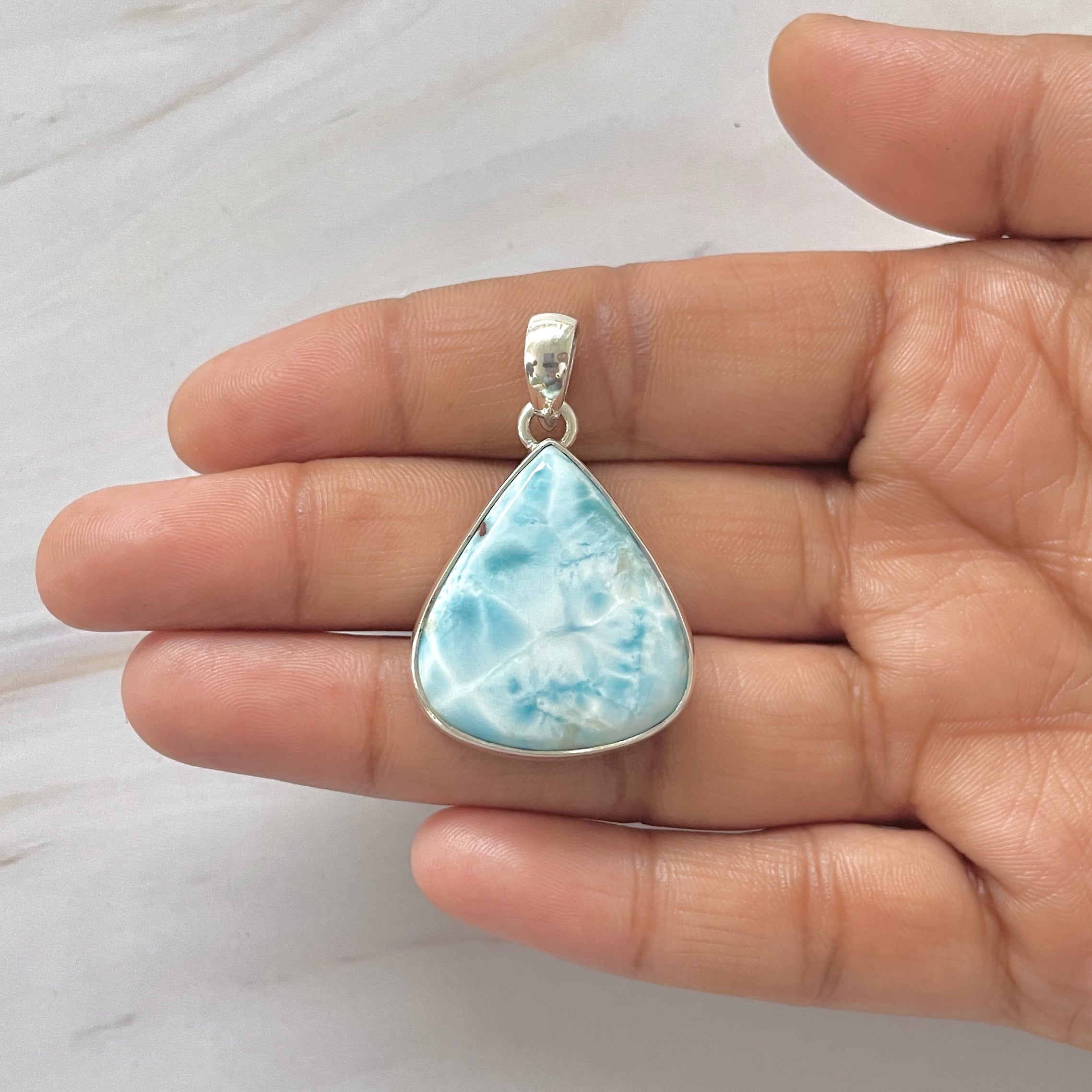 Larimar Pendant-(LAR-1-319)