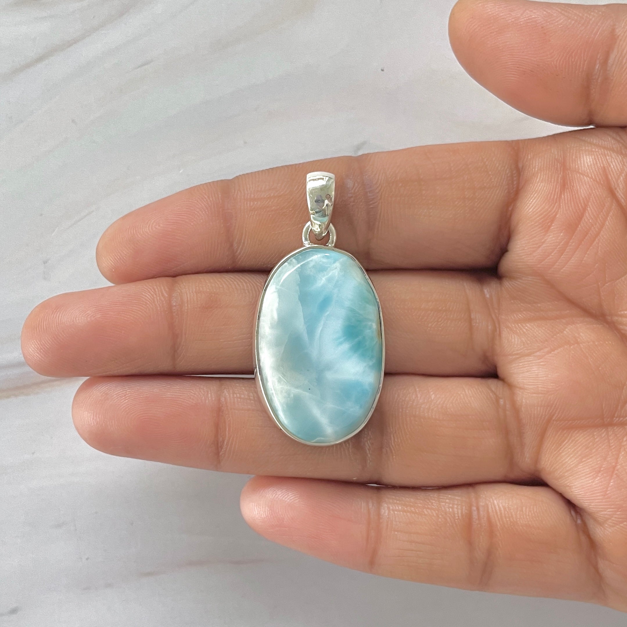 Larimar Pendant-(LAR-1-320)